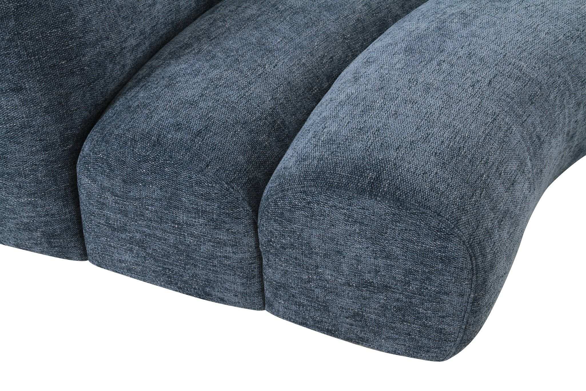 Divani Casa Forman – Modern Blue Fabric Modular Sectional Sofa