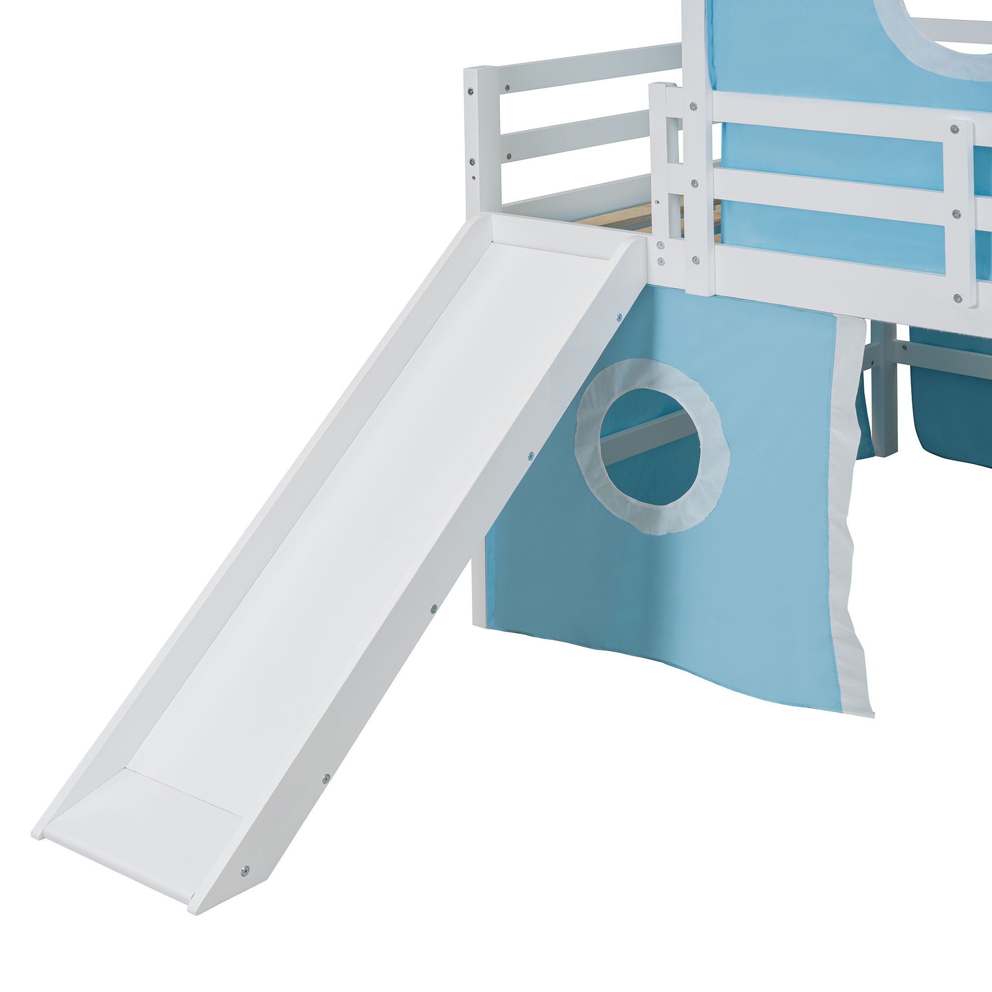 Loft Bed & Slide Tent And Tower