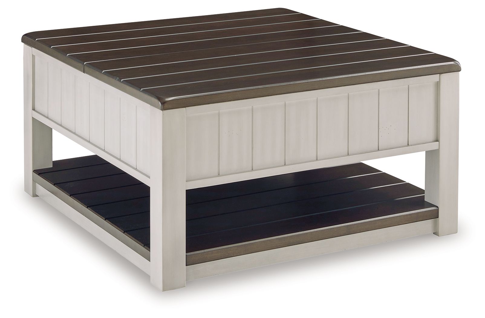 Darborn - Lift Top Cocktail Table - Gray / Brown - Best Buy Furniture