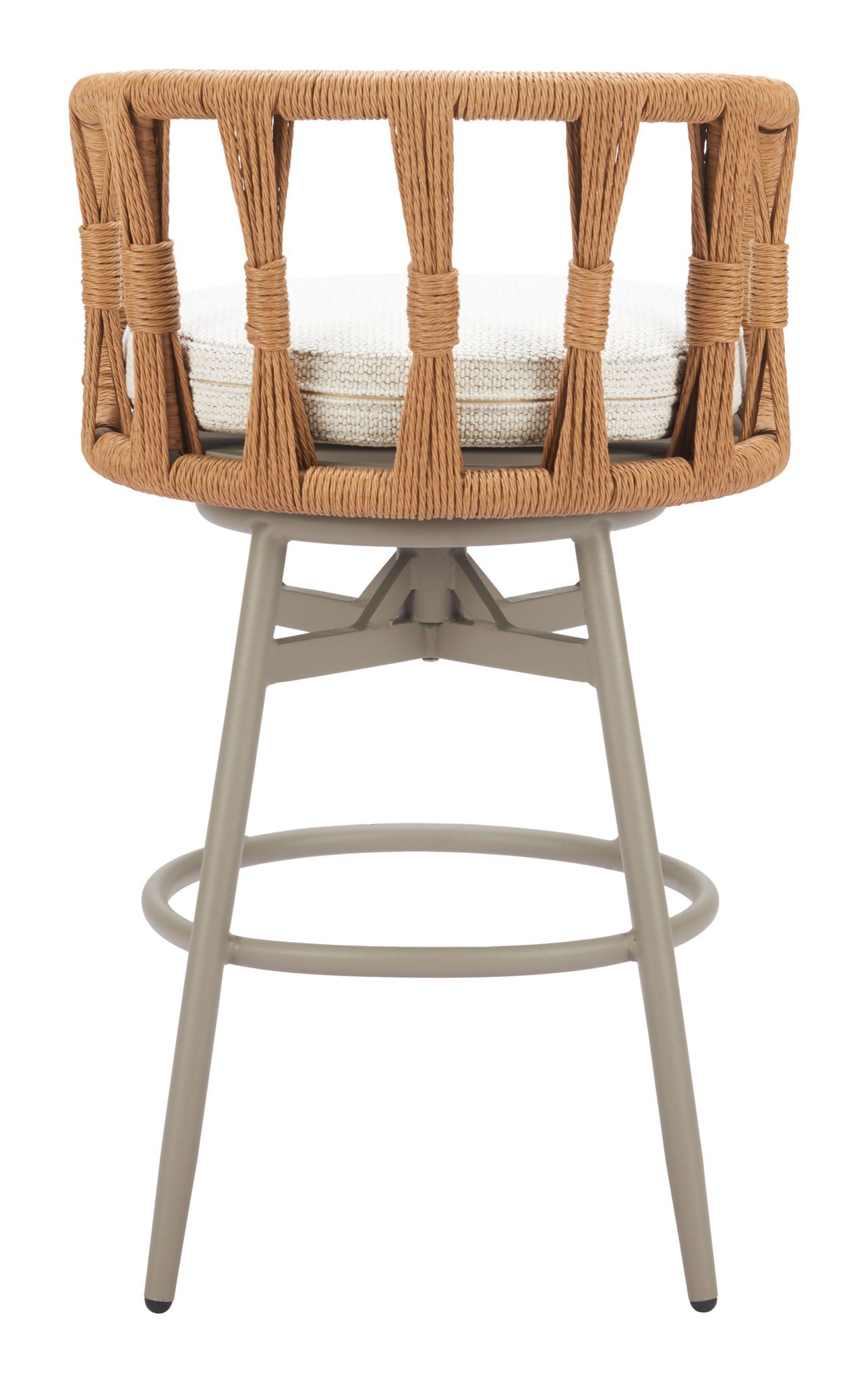 Safal - Outdoor Swivel Barstool - Multicolor