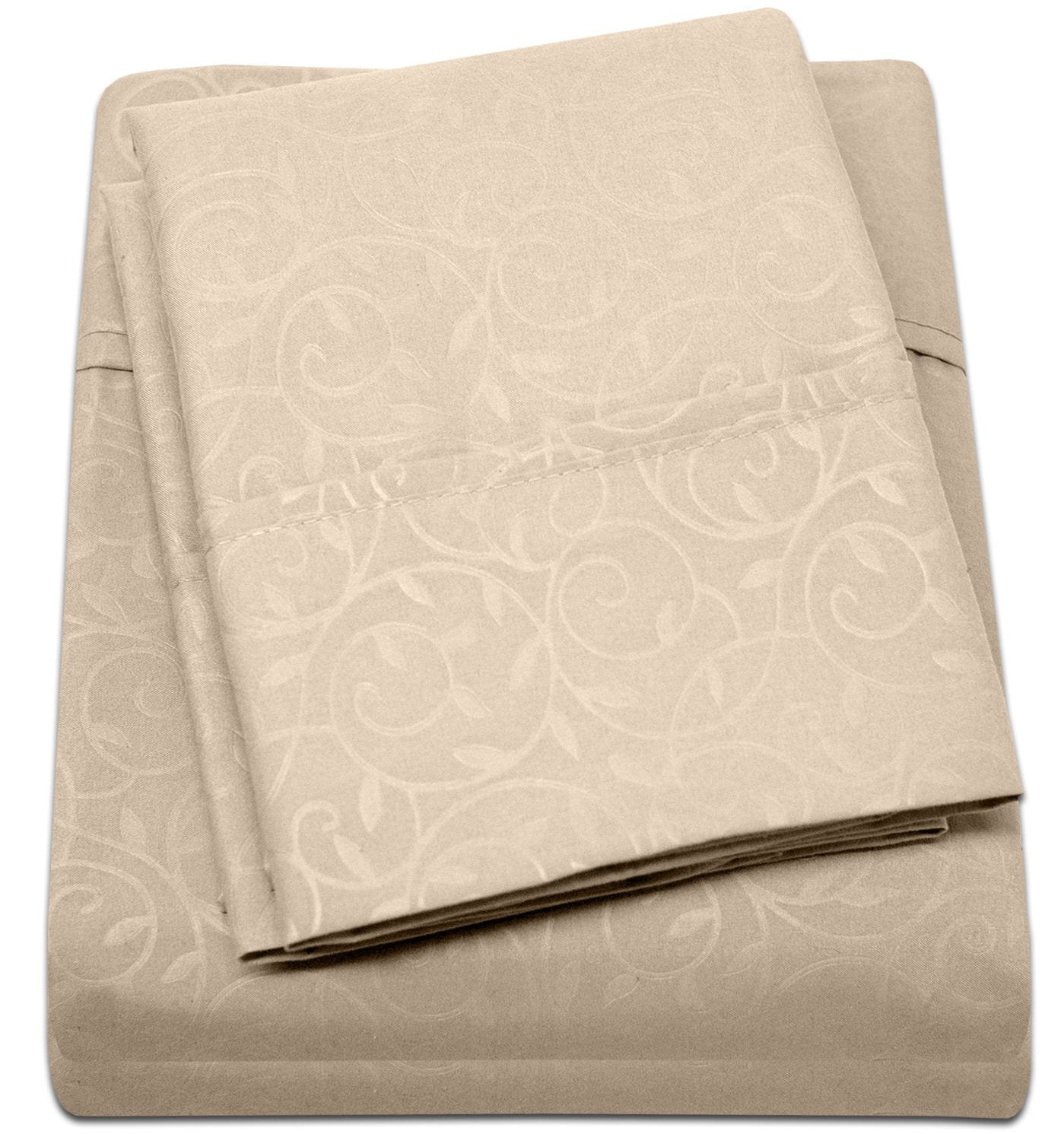 Decor&More 1800 Series Vine Embossed Sheet Set - Best Buy Furniture