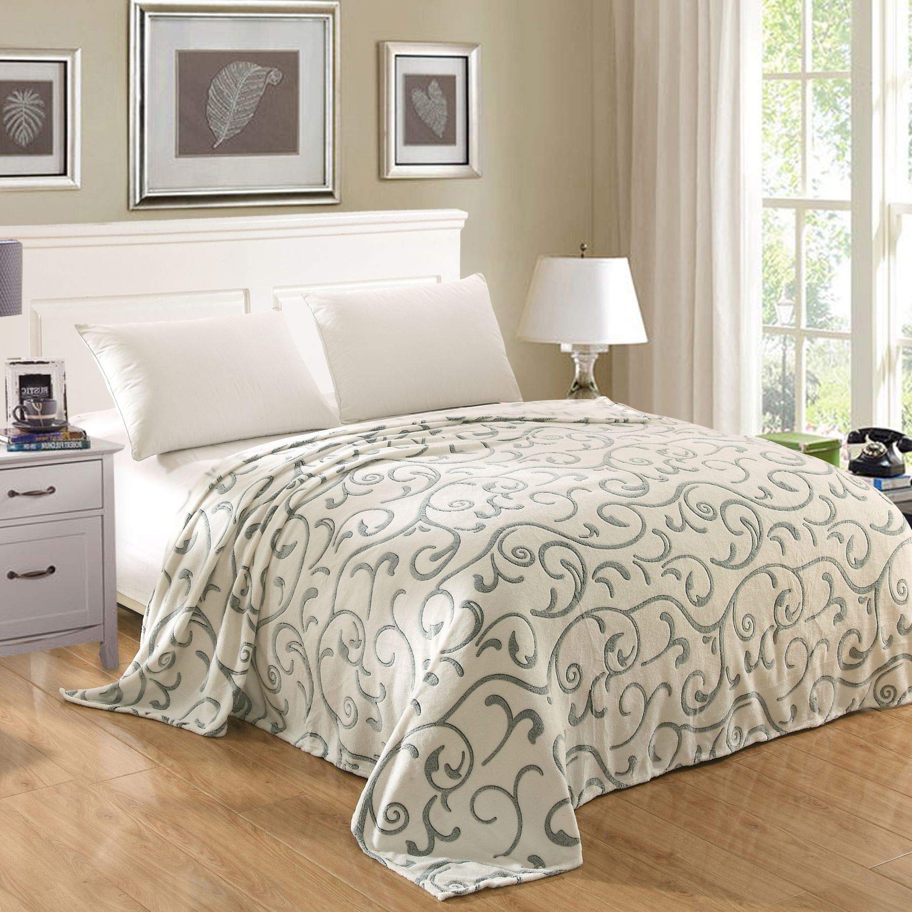 Decor&More Home Essentials Cameo Microplush Blanket - Best Buy Furniture