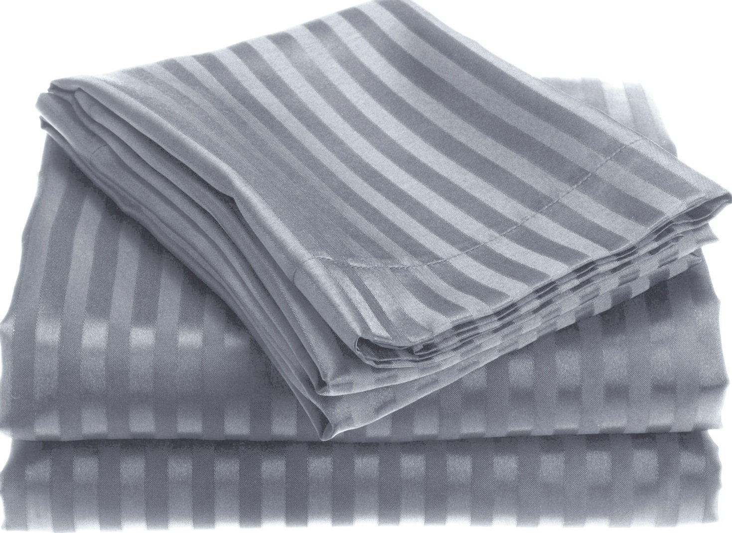 NobleHouse 1800 Series Wrinckle Resistant Embossed Stripe Sheet Set - Best Buy Furniture