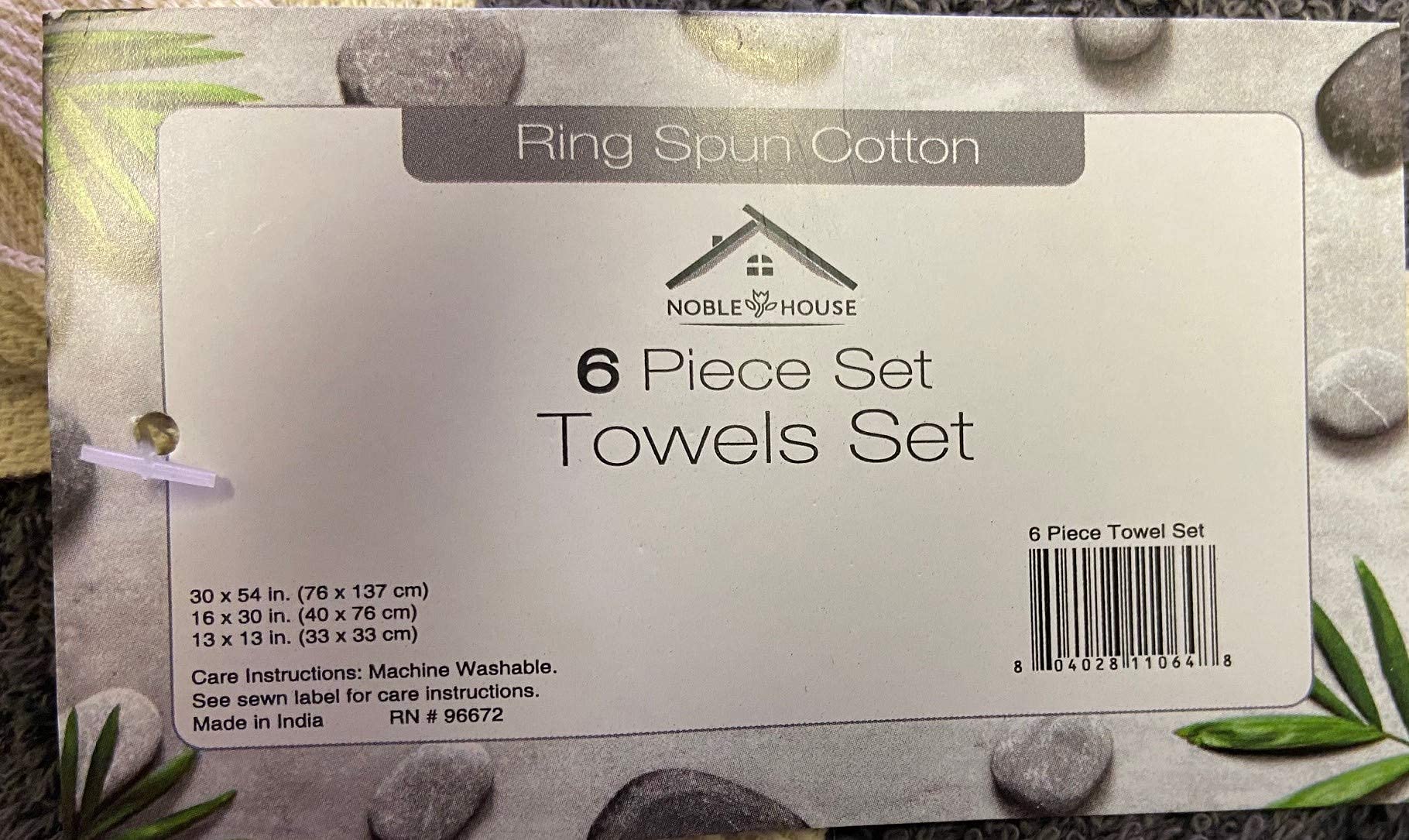 Faith, Hope, Love Home Decor Bathessentials 100% Cotton Extra Heavy 6 Piece Bath Towel Set - Best Buy Furniture