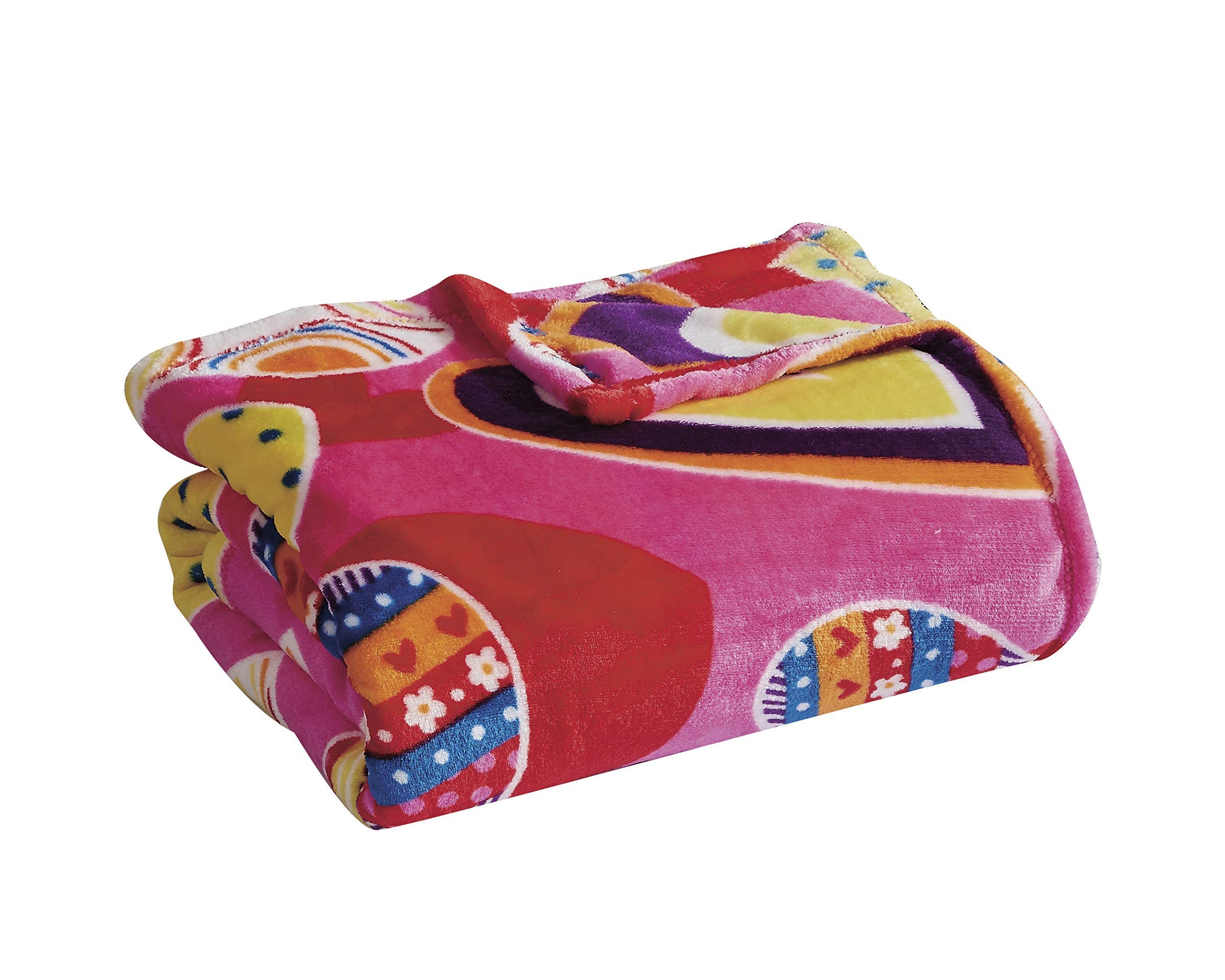 Decor&More Amor Eterno Be Mine Love Collection Valentine's Day Heart Ultra Plush Throw Blanket (50" x 60") - - Best Buy Furniture