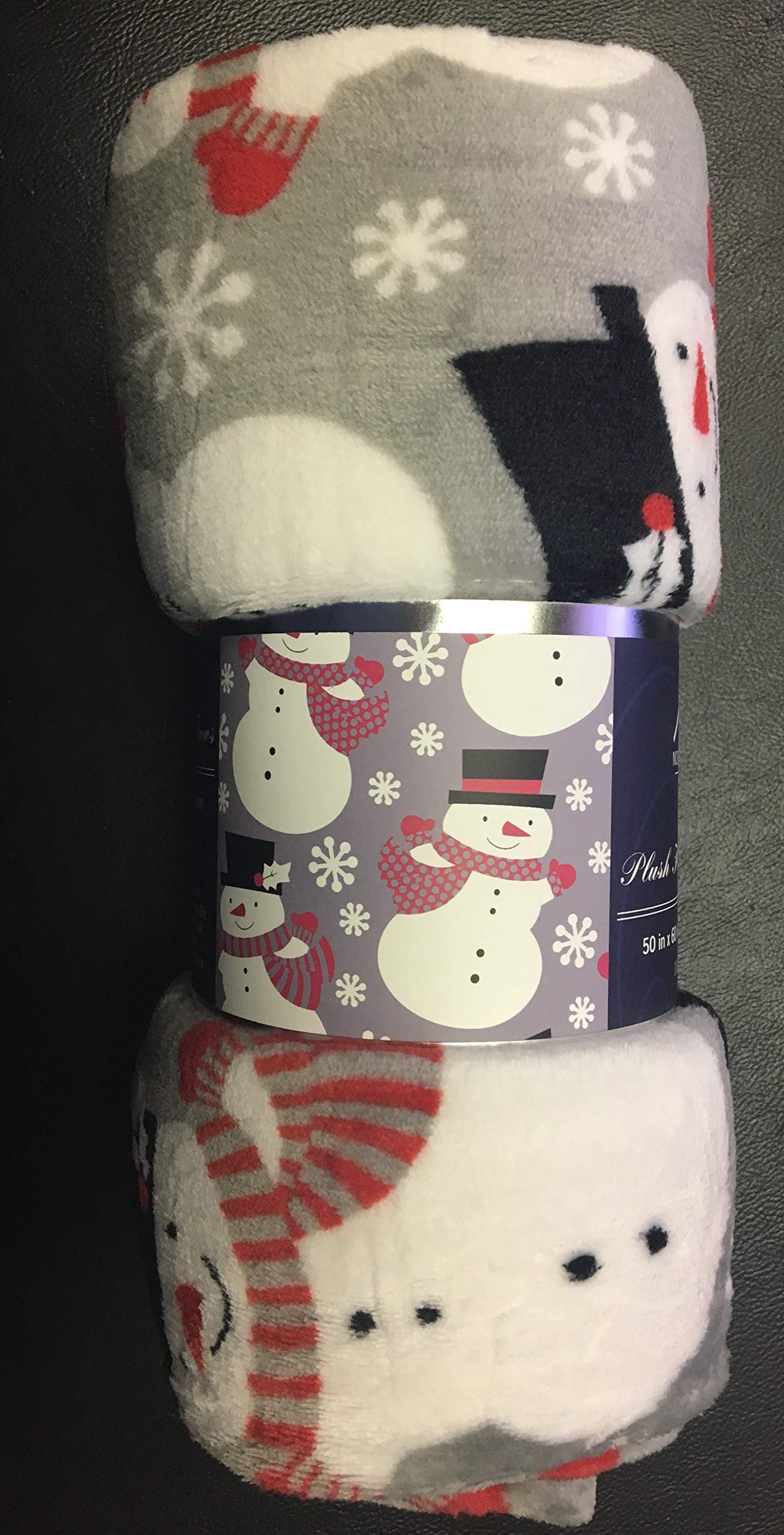 Faith, Hope, Love Home Décor Santa'S Little Helper Collection Festive And Cuddly Holiday Microplush Throw Blanket (50" X 60") - Winter Snowman - Best Buy Furniture