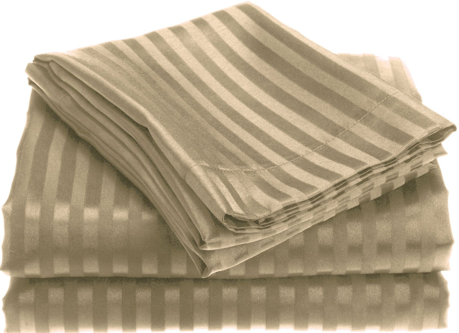 NobleHouse 1800 Series Wrinckle Resistant Embossed Stripe Sheet Set - Best Buy Furniture