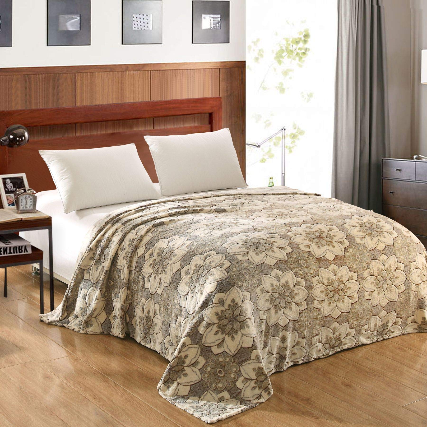 Decor&More Home Essentials Cameo Microplush Blanket - Best Buy Furniture