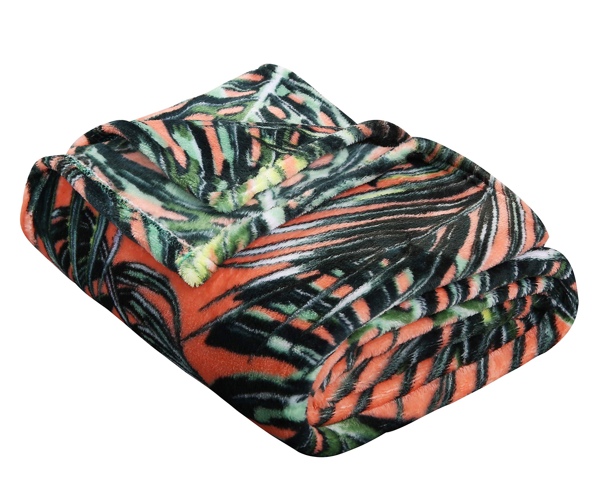 Decor&More Tropical Summer Novelty Velvet Fleece Throw Blanket (50" x 60") - Best Buy Furniture