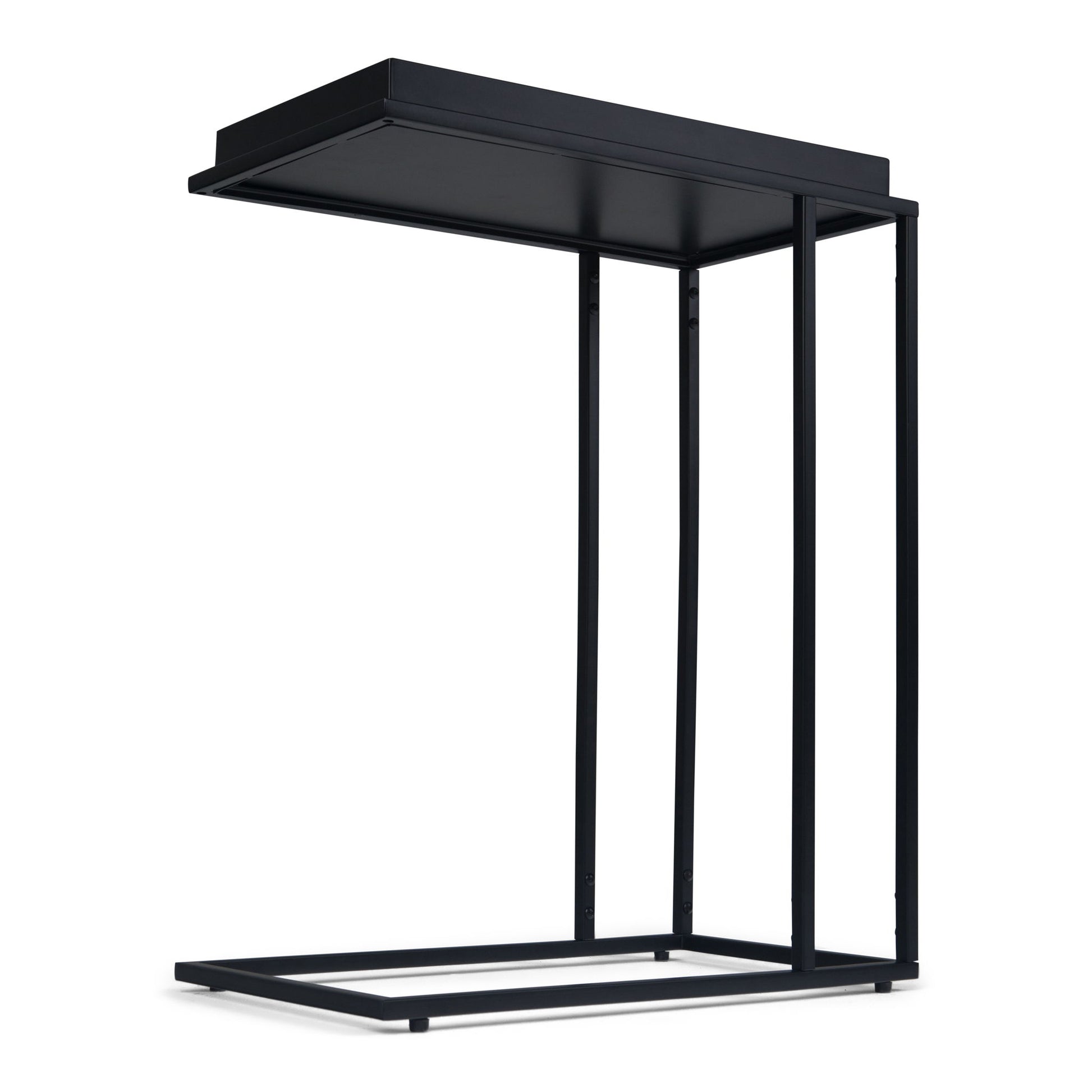 Garner - Tray Top C Side Table - Black - Best Buy Furniture