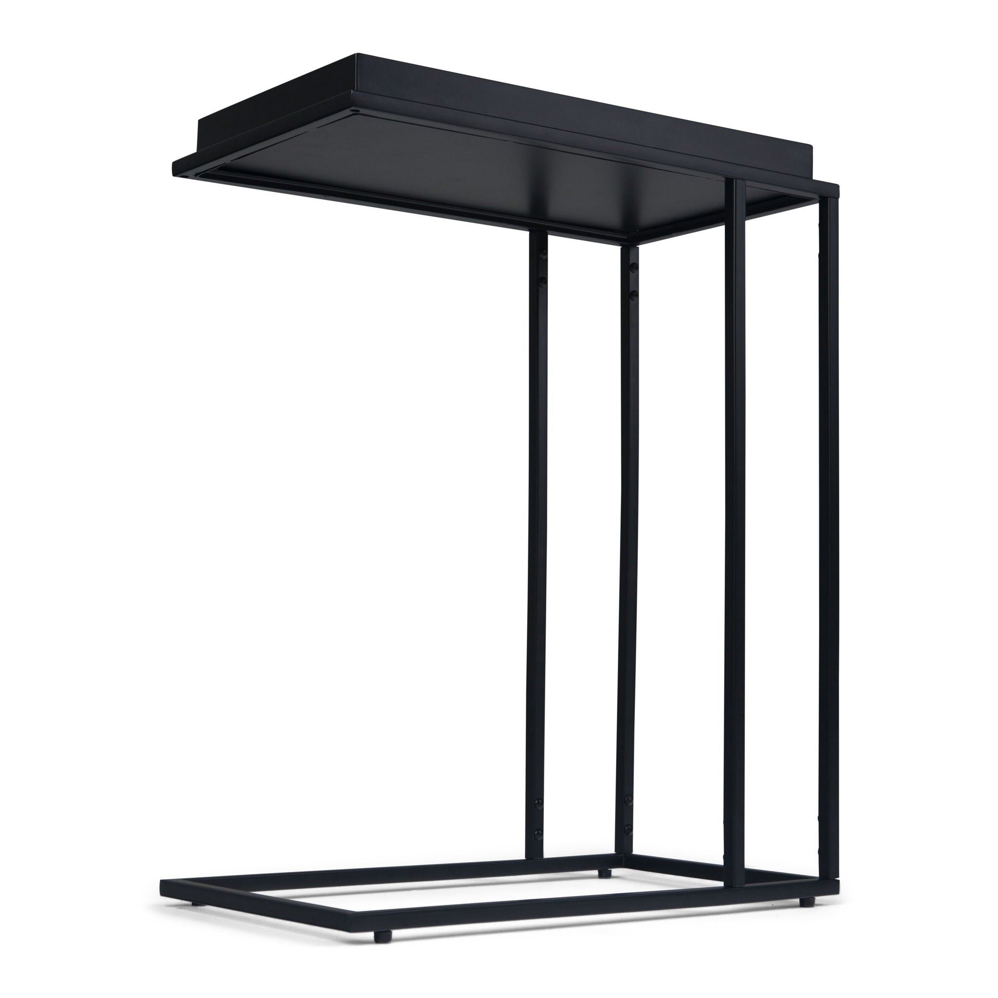 Garner - Tray Top C Side Table - Black - Best Buy Furniture