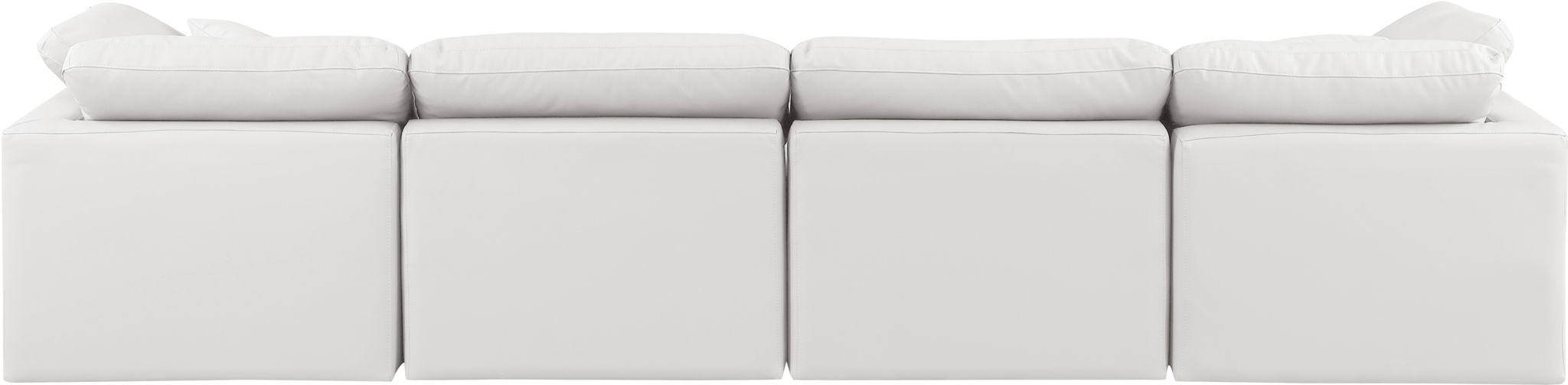 Indulge - Faux Leather 4 Seat Modular Sofa