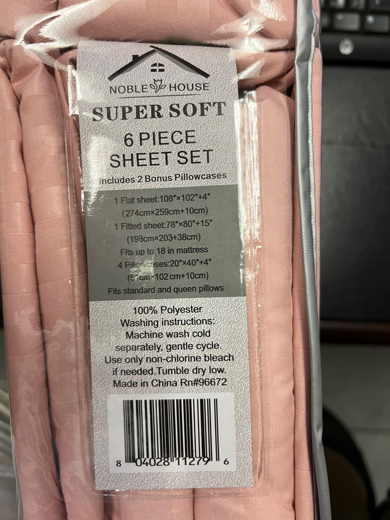 Faith, Hope, Love Home Decor 6 Piece Full Stripe Sheet Set Includes 1 Flat Sheet 1 Fitted Sheet 4 Pillow Cases - Best Buy Furniture