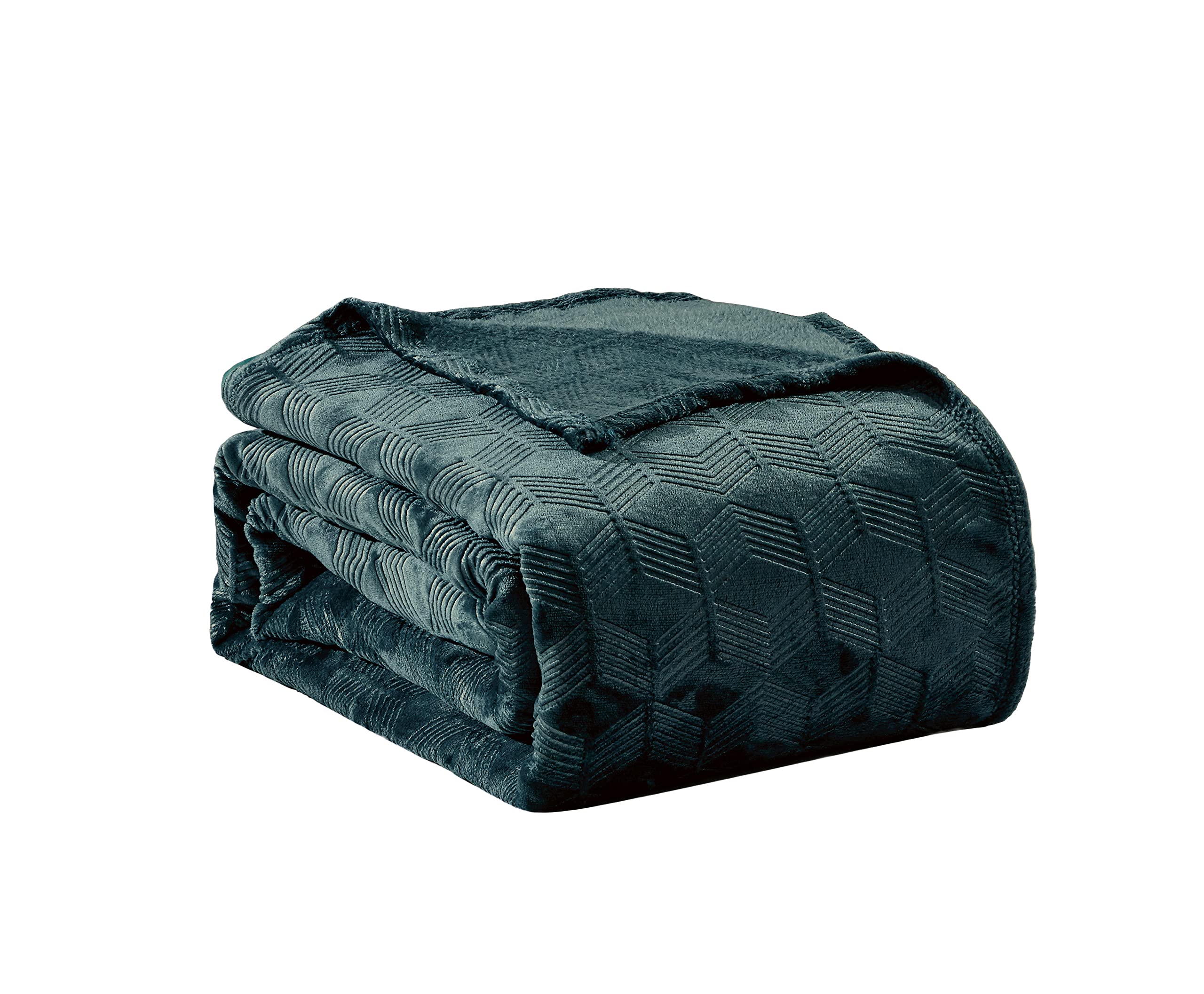 Ultra Plush by Decor&More Amrani Chevron Arrow Jacquard Microplush Blanket - Best Buy Furniture