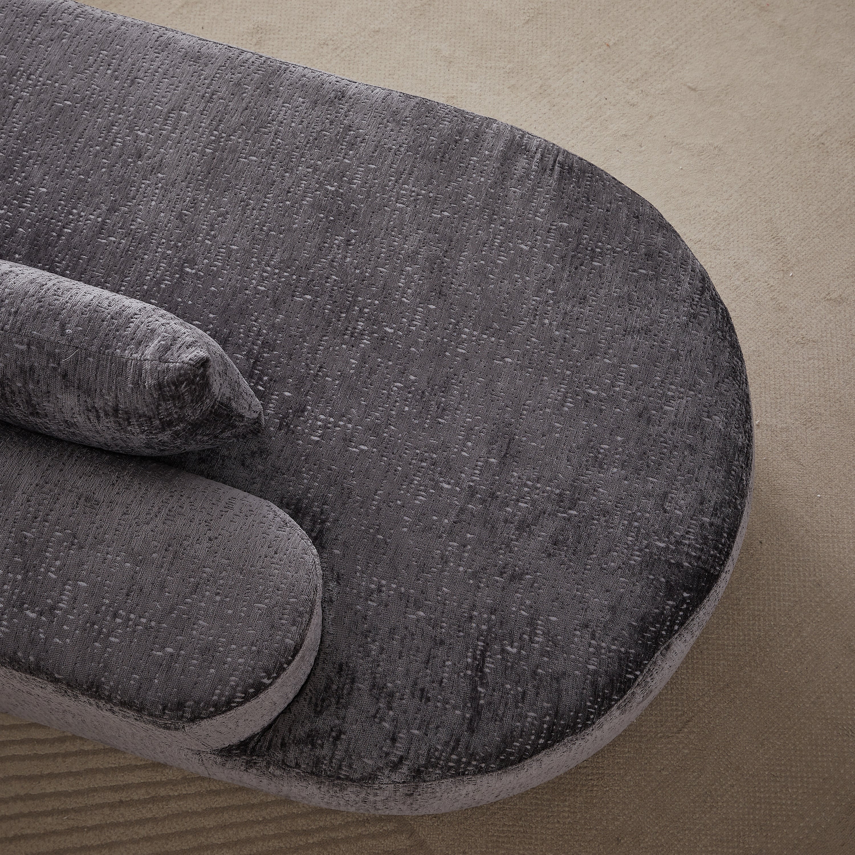 Modern Upholstered Oversized Sectional Sofa, 114-Inch Chenille - Best Buy Furniture