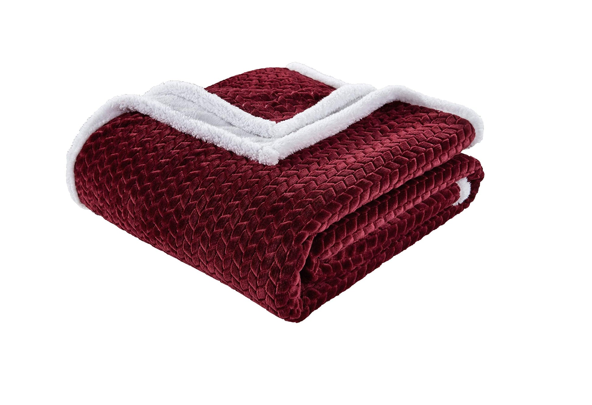 Decor&More Home Essentials Braided Sherpa Blanket - Best Buy Furniture