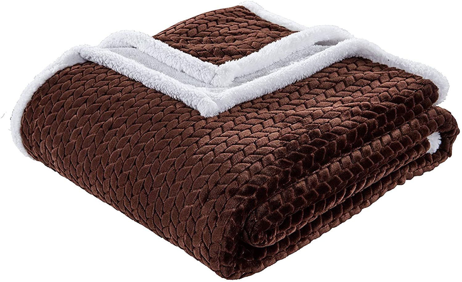 Décor&More Home Essentials Braided Sherpa Blanket - Best Buy Furniture