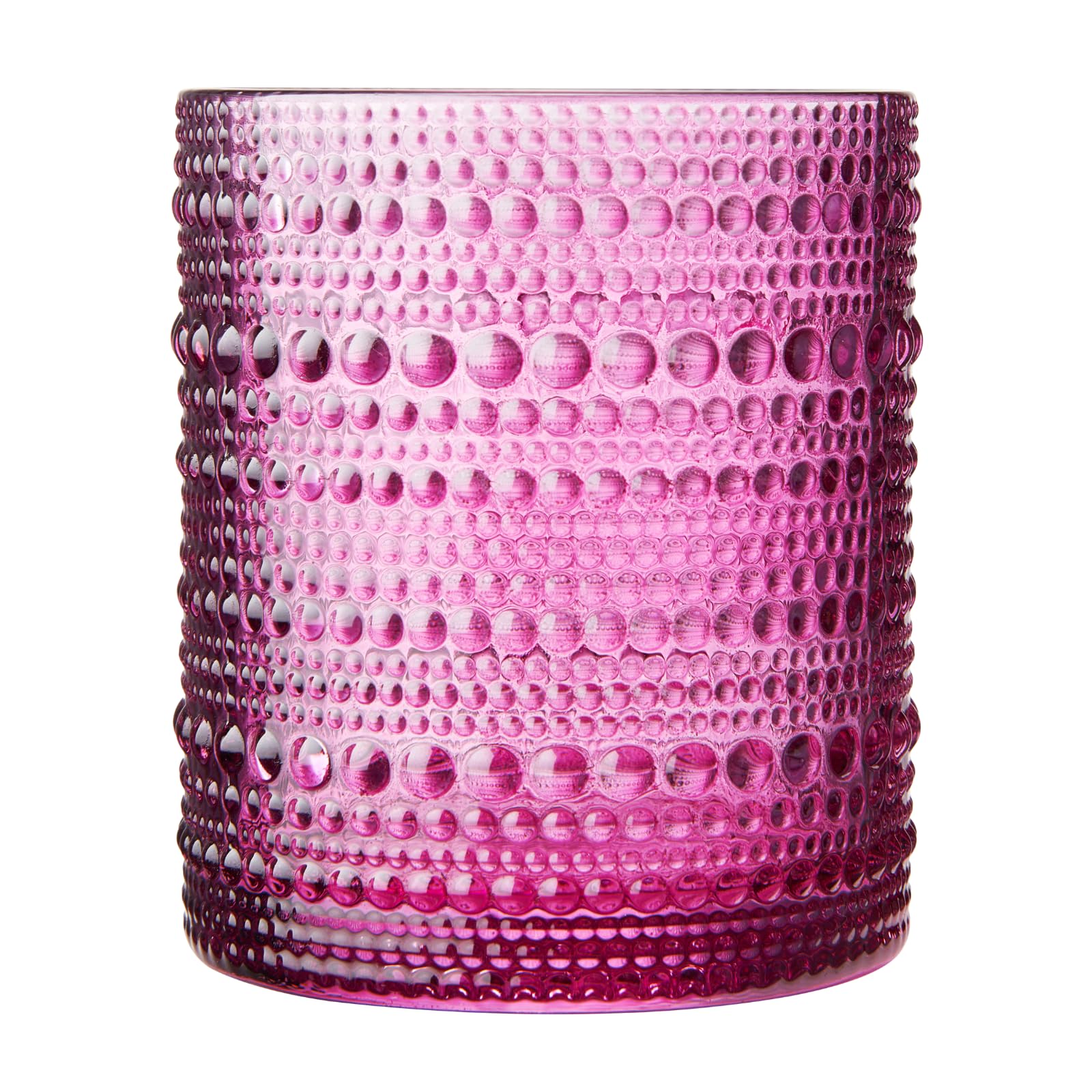 Vibes Hobnail glassware set of 6 Summer colors