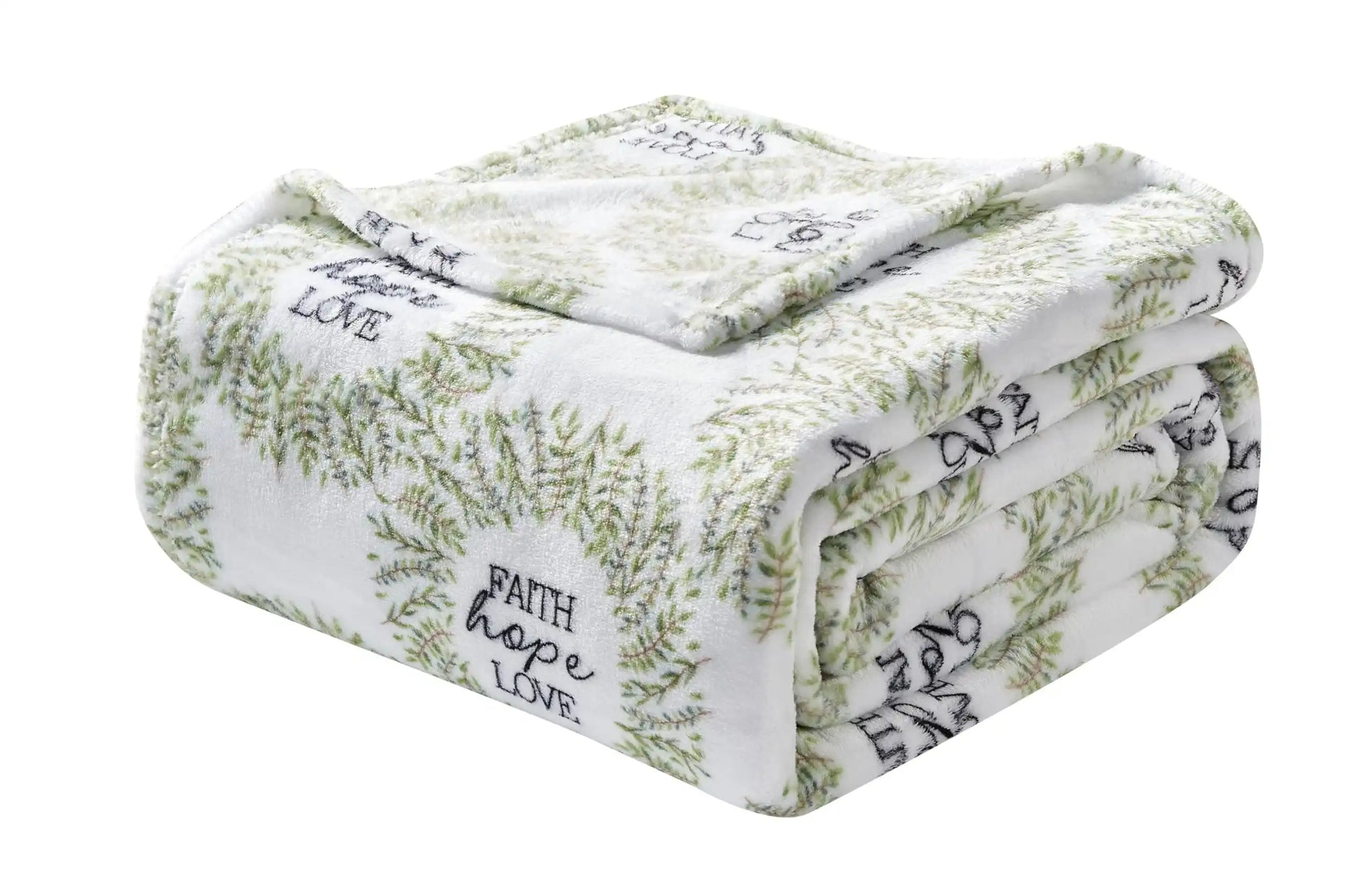 Faith, Hope, Love Home Décor Oversized Luxe Plush Throw Blanket - Best Buy Furniture