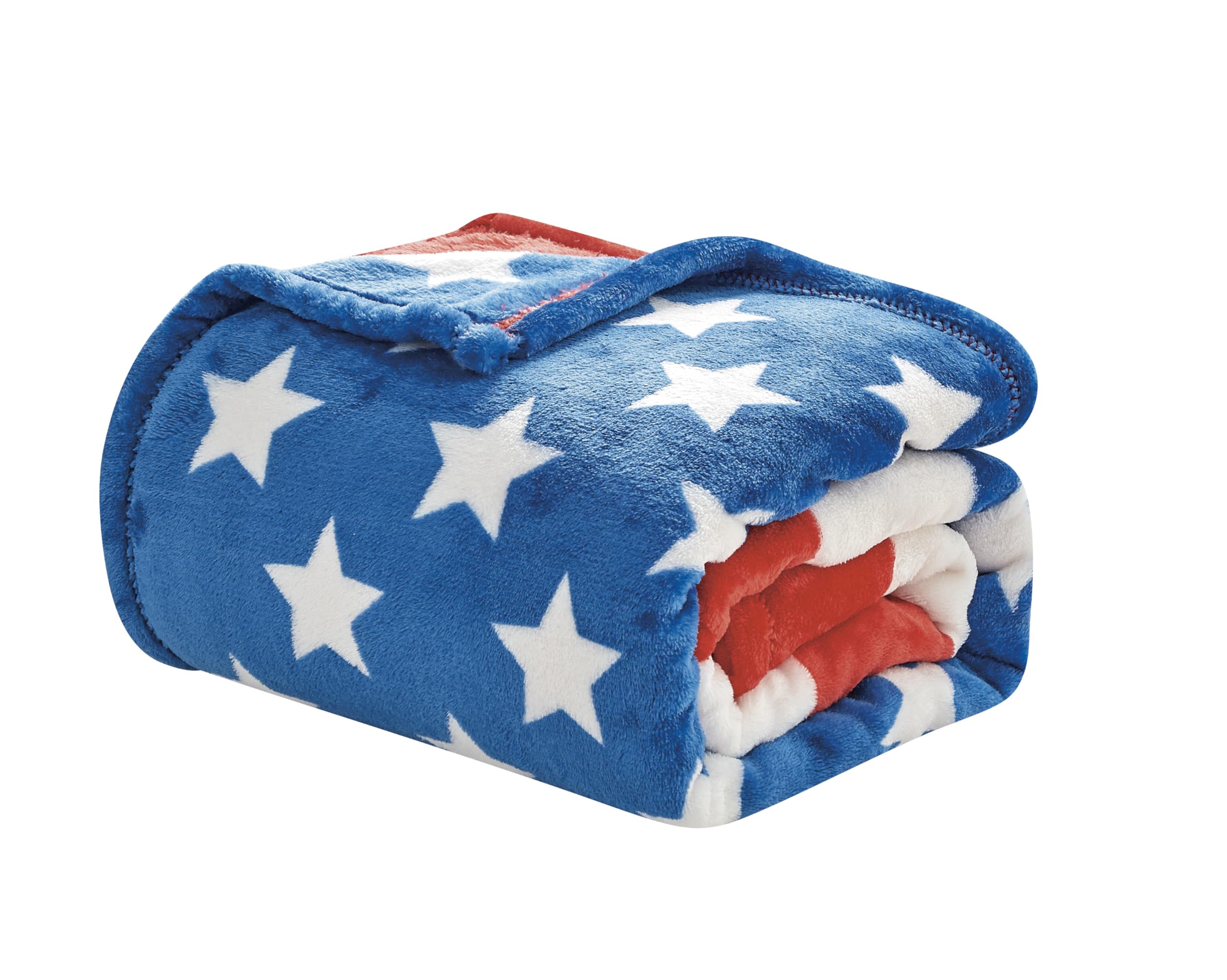 FAITH, HOPE, LOVE HOME DECOR American Flag Oversized 50" x 70" Throw Blanket - Best Buy Furniture