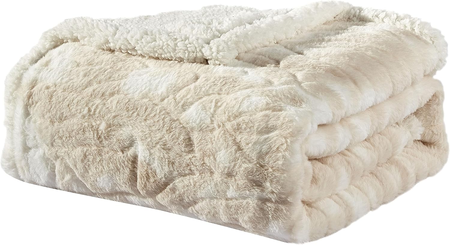 Faith, Hope, Love Home Decor Alaska Faux Fur Shaggy Plush Sherpa Throw Blanket - Best Buy Furniture