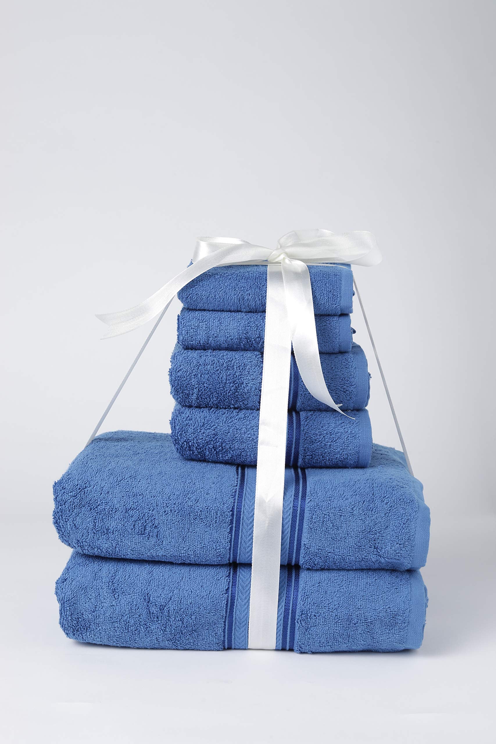 Faith, Hope, Love Home Decor Bathessentials 100% Cotton Extra Heavy 6 Piece Bath Towel Set - Best Buy Furniture