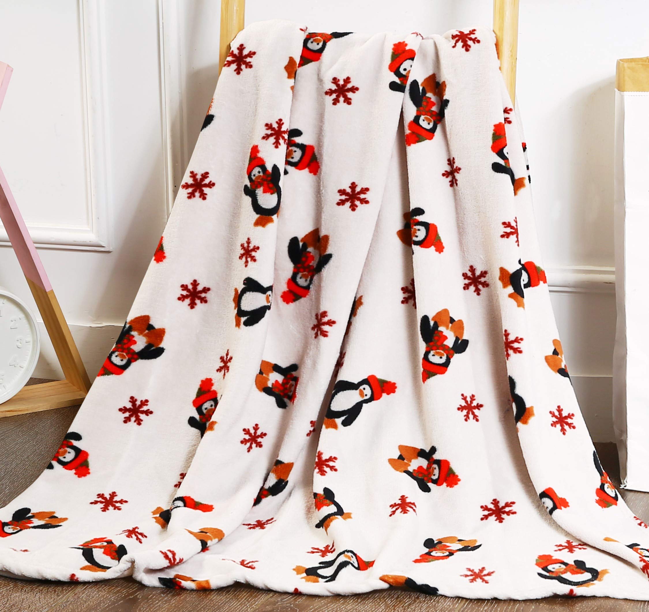 NobleHouse Velvet Touch Holiday Throw Fleece Blanket (50" x 60") - Best Buy Furniture