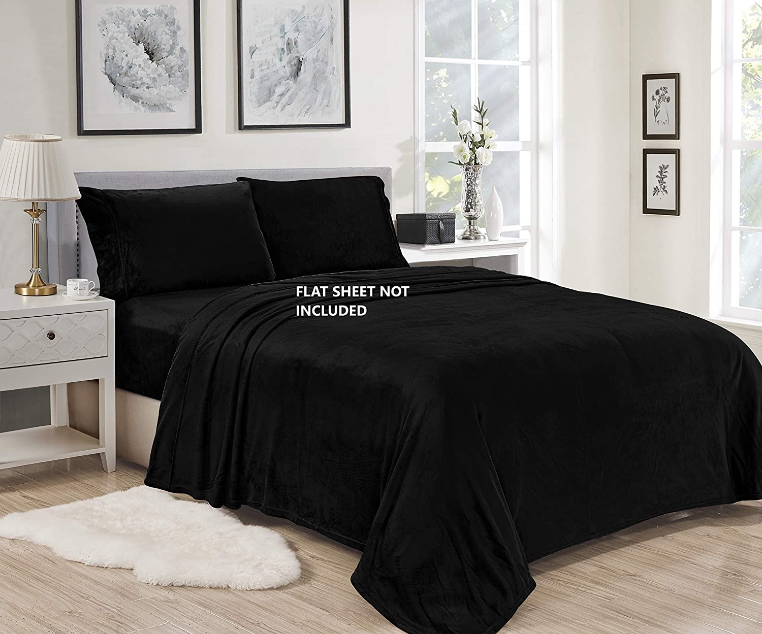 Decor&More Luxury Elegance Extra Soft Velvet Touch Microplush Sheet Set - Best Buy Furniture