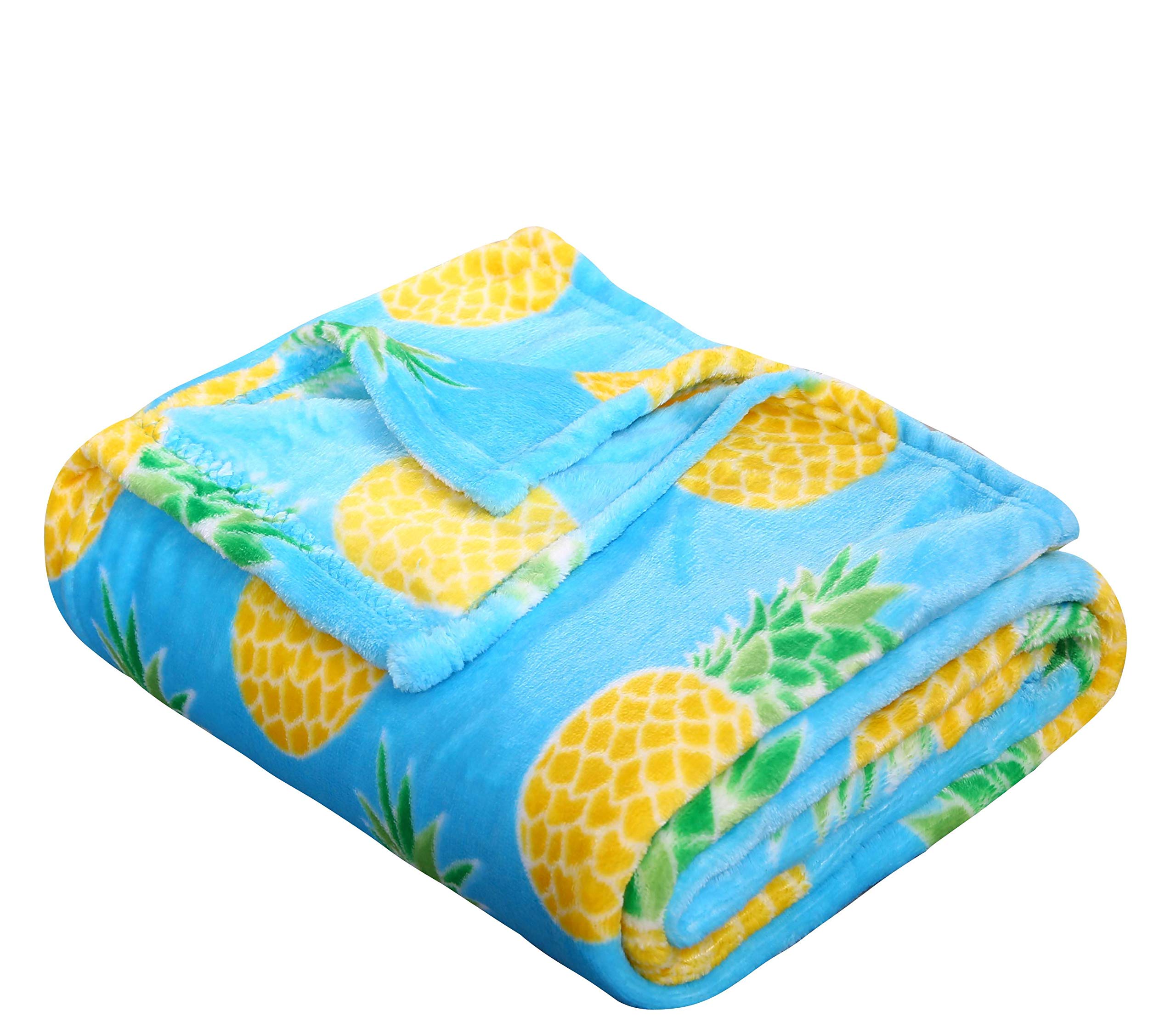 Decor&More Tropical Summer Novelty Velvet Fleece Throw Blanket (50" x 60") - Best Buy Furniture