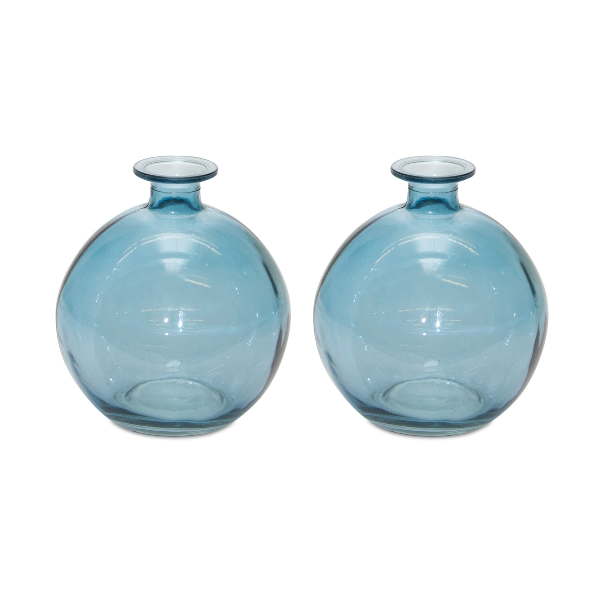 Glass-Bubble-Vase-(Set-of-2)-Vases