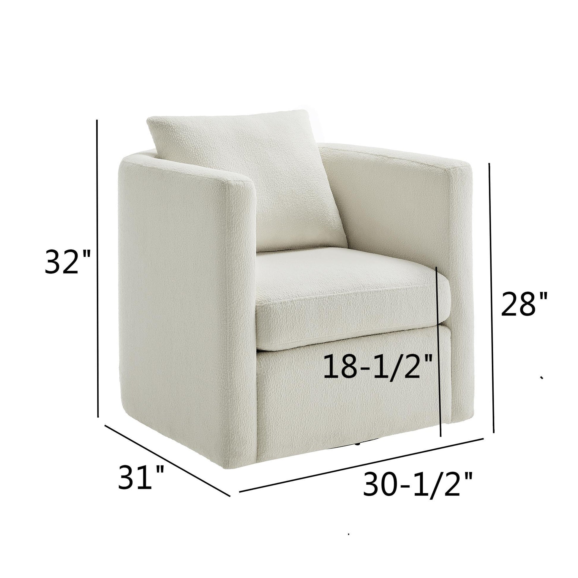 Sutton - Swivel Barrel Chair - Best Buy Furniture