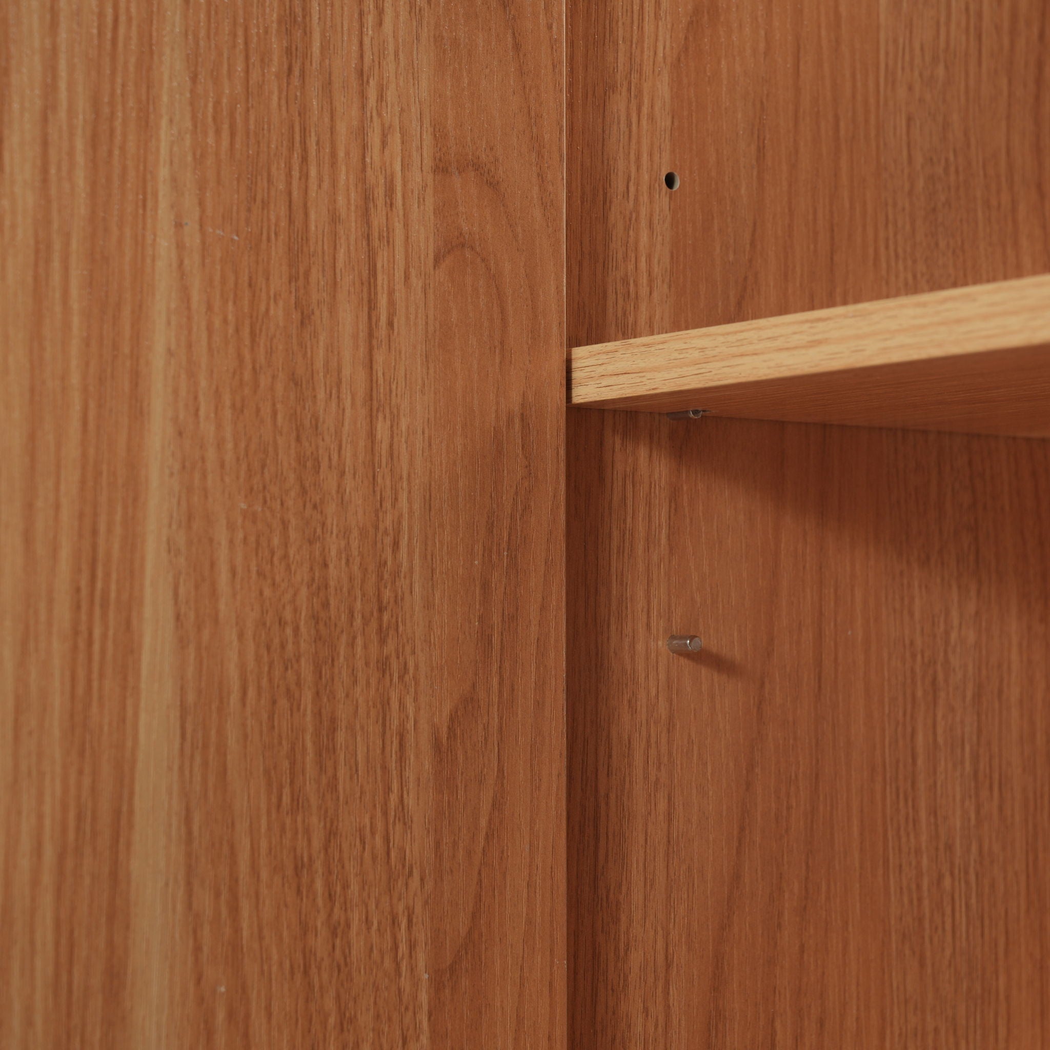 Bathroom Vanity With Sink, Minimalist Design, 45 Degrees Free Handle Doors - Antique Natural