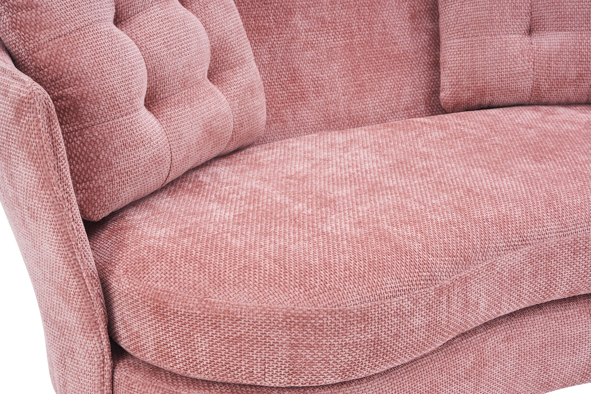 Loveseat Sofa, Upholstered Couch With Metal Legs