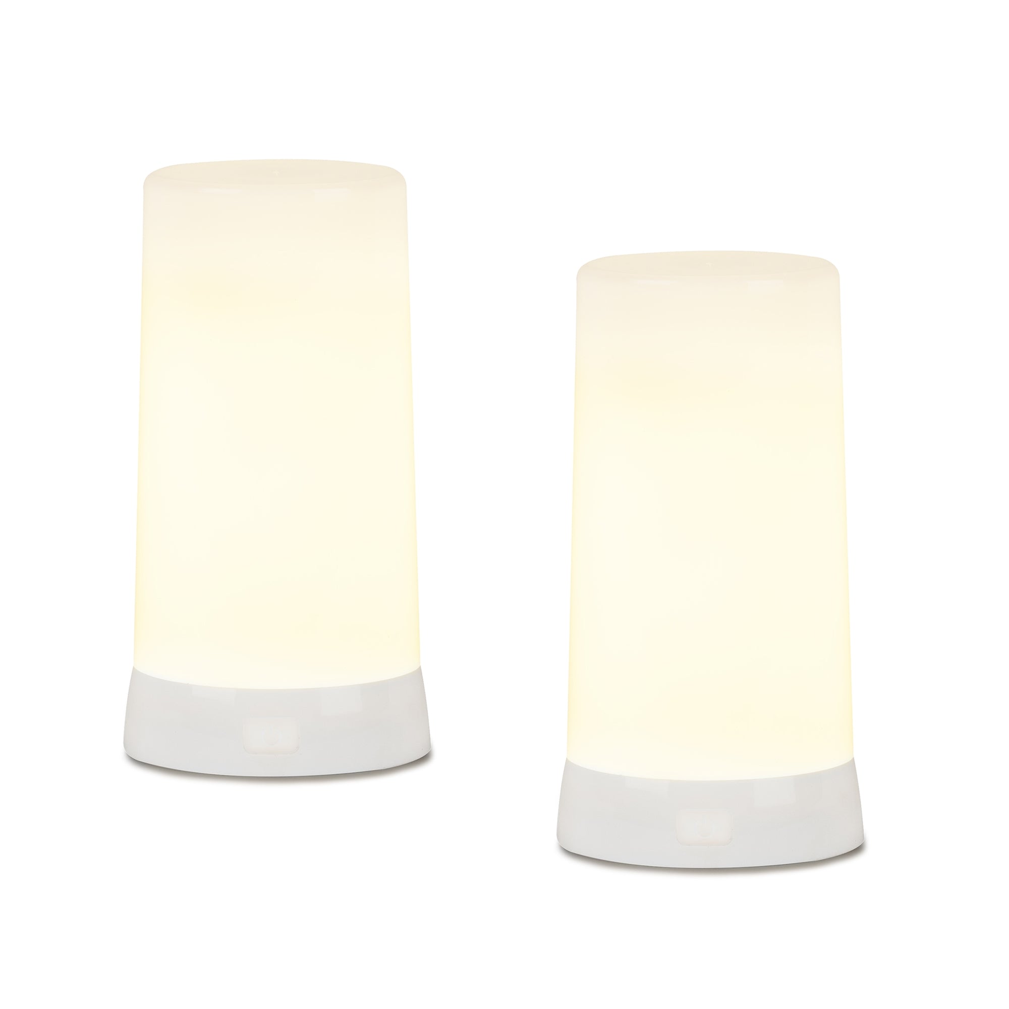 LED-White-Flickering-Light-Designer-Candle-with-Remote-and-Magnet-(Set-of-2)-Candles