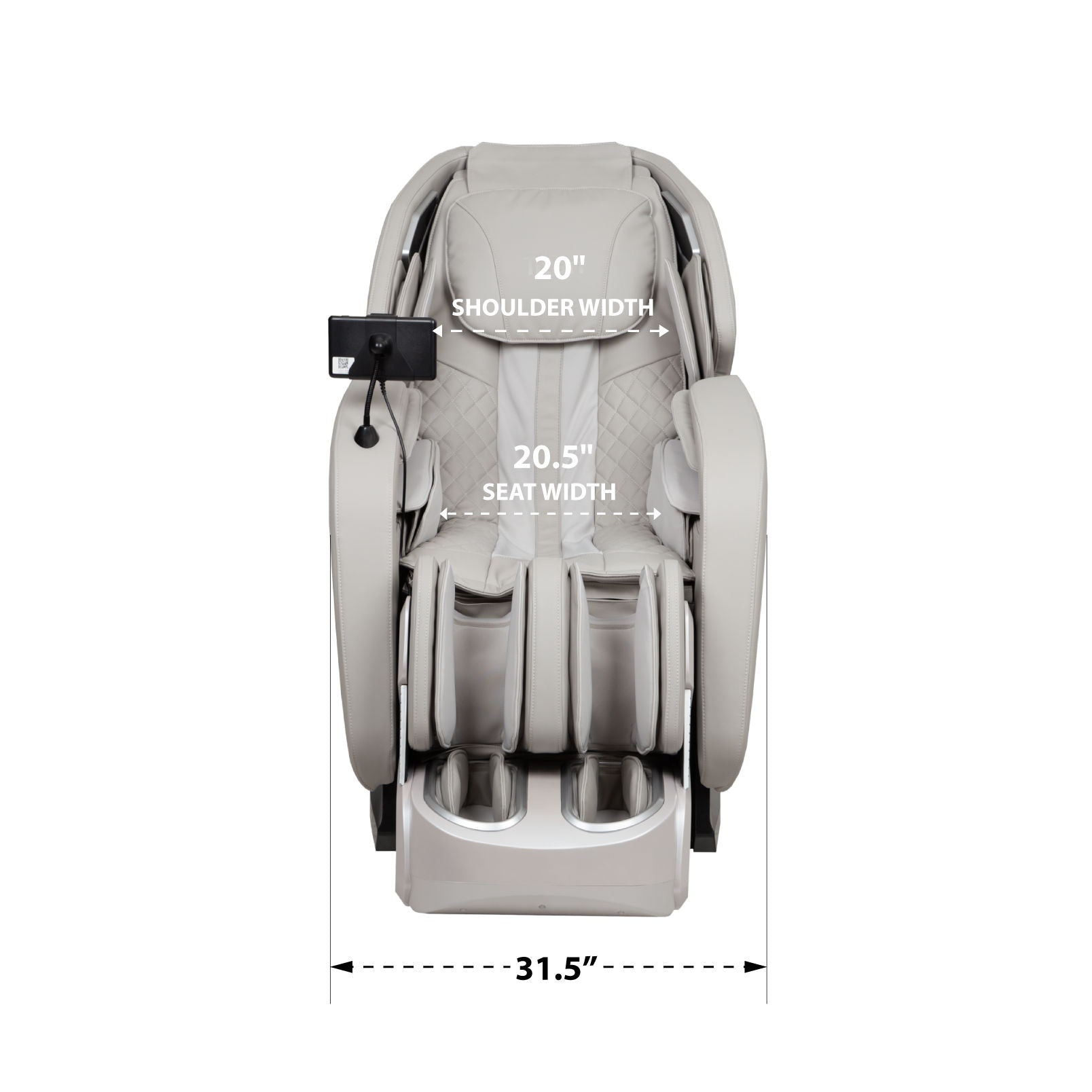 Titan 4D Advent Massage Chair With Intelligent Control - Taupe
