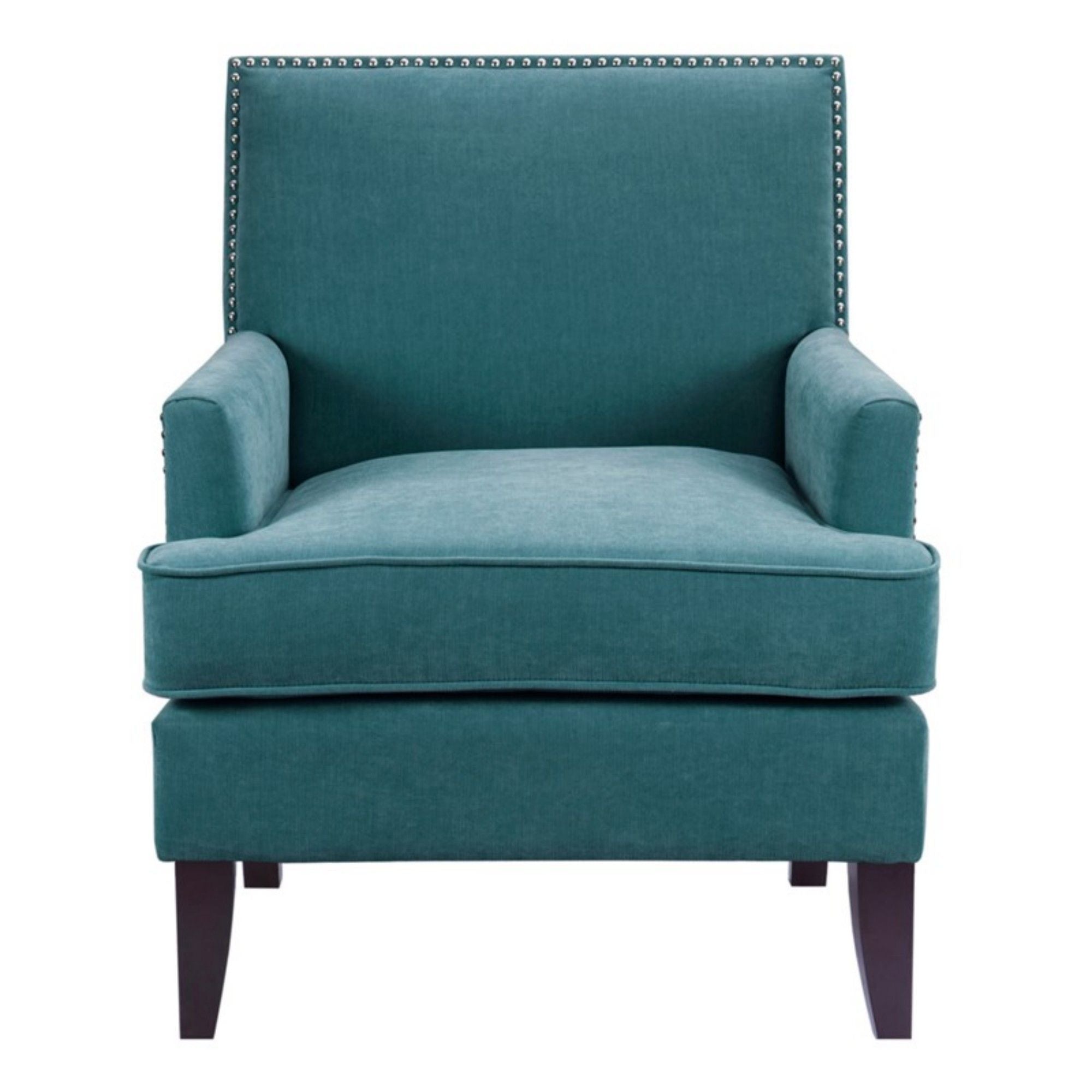 Colton - Track Arm Club Chair With Nailhead Trim