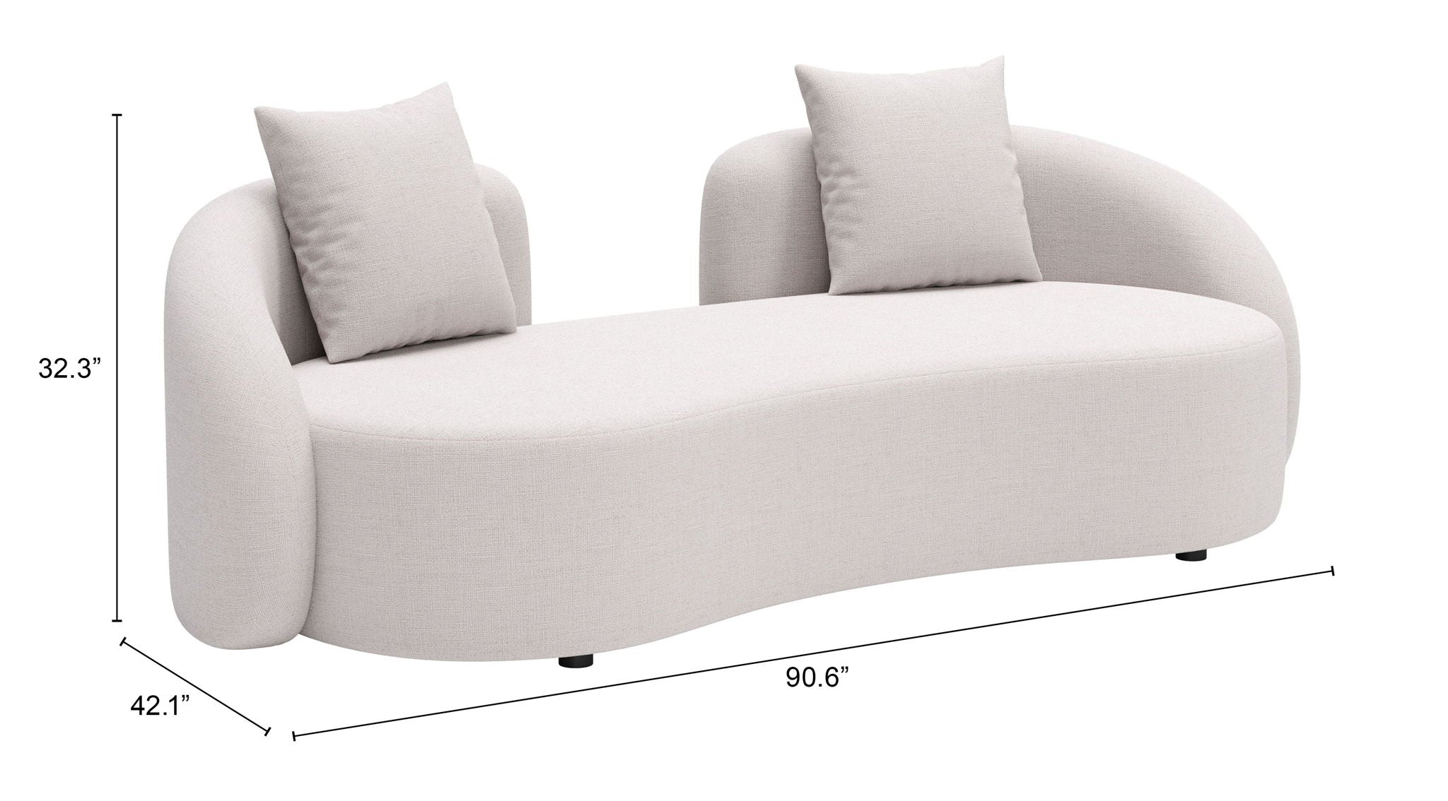 Sunny Isles - Loveseat - Beige