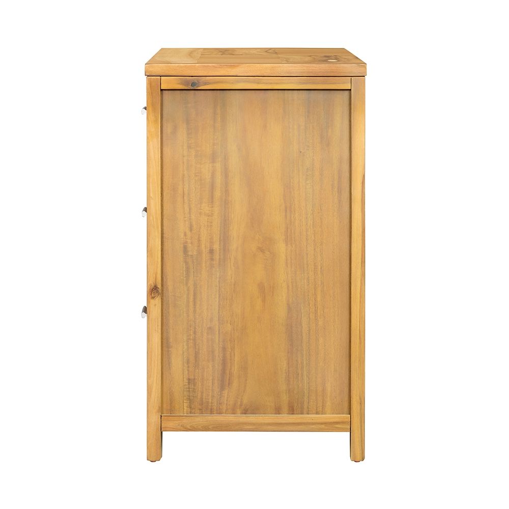 6 Drawer Dresser - Natural Wood / Brown