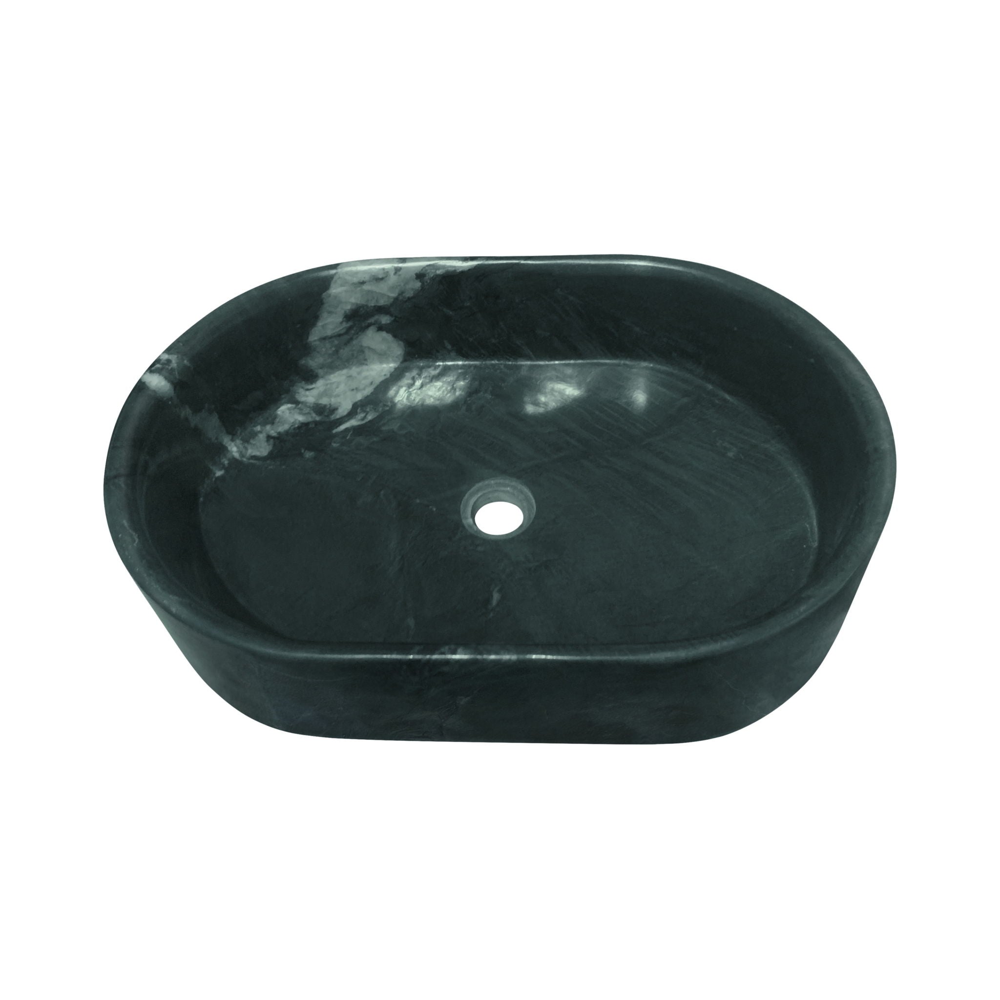 Bathroom Vessel Sink, Semi Polished Surface