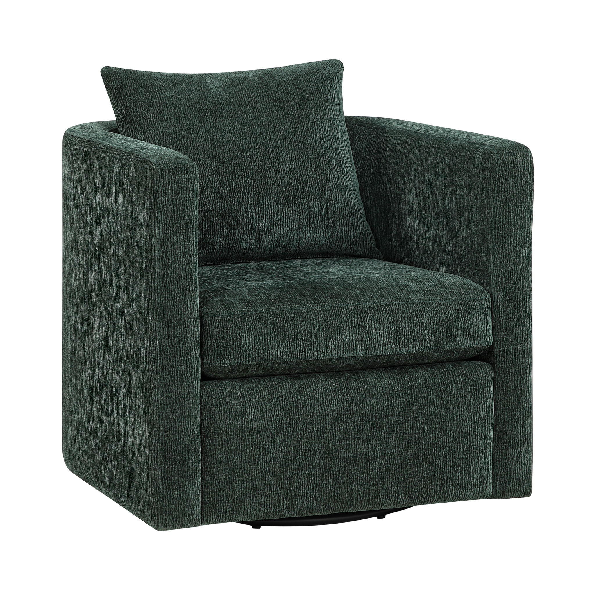 Sutton - Swivel Barrel Chair - Best Buy Furniture