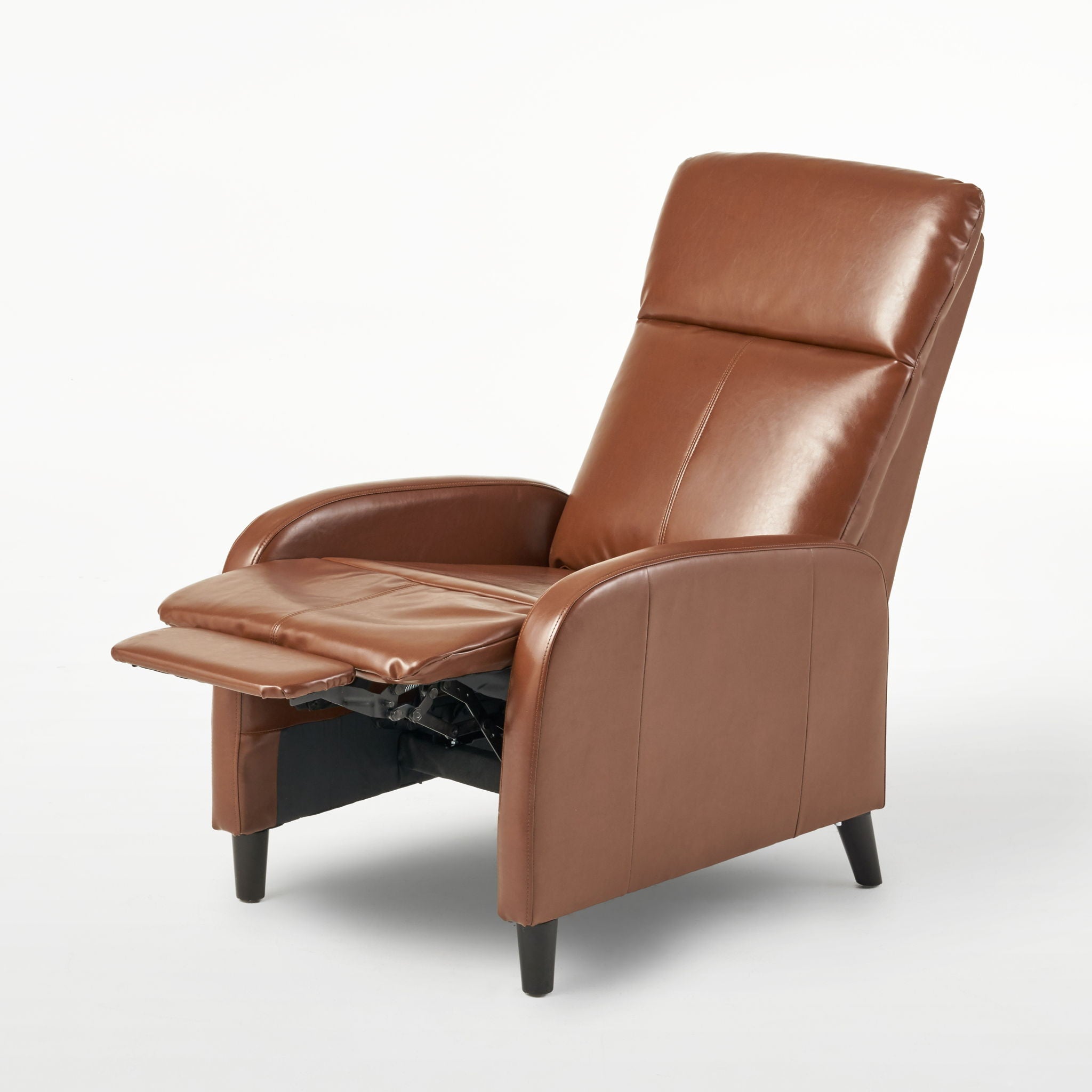 Wide Push Back Standard Recliner - Hazelnut