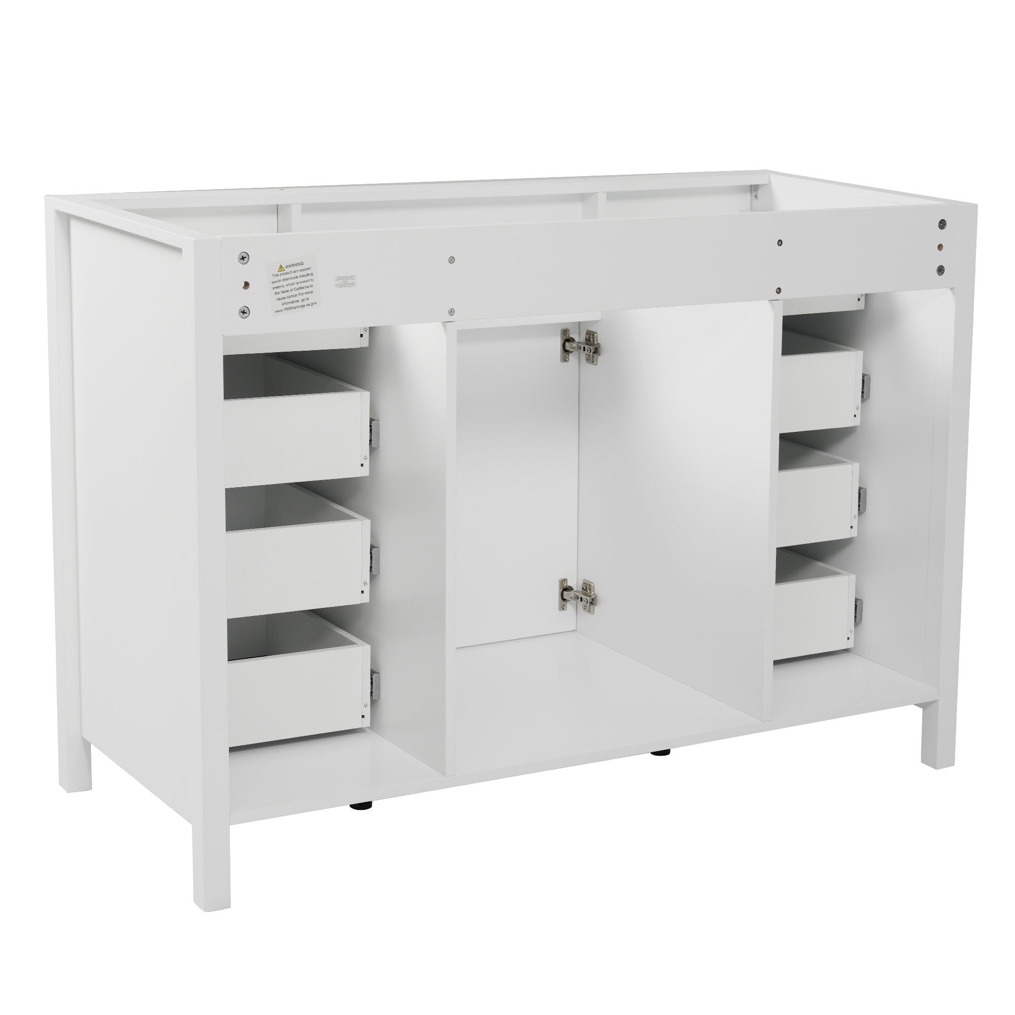 Bathroom Vanity Cabinet Only With 2 Soft Close Doors And 8 Drawers