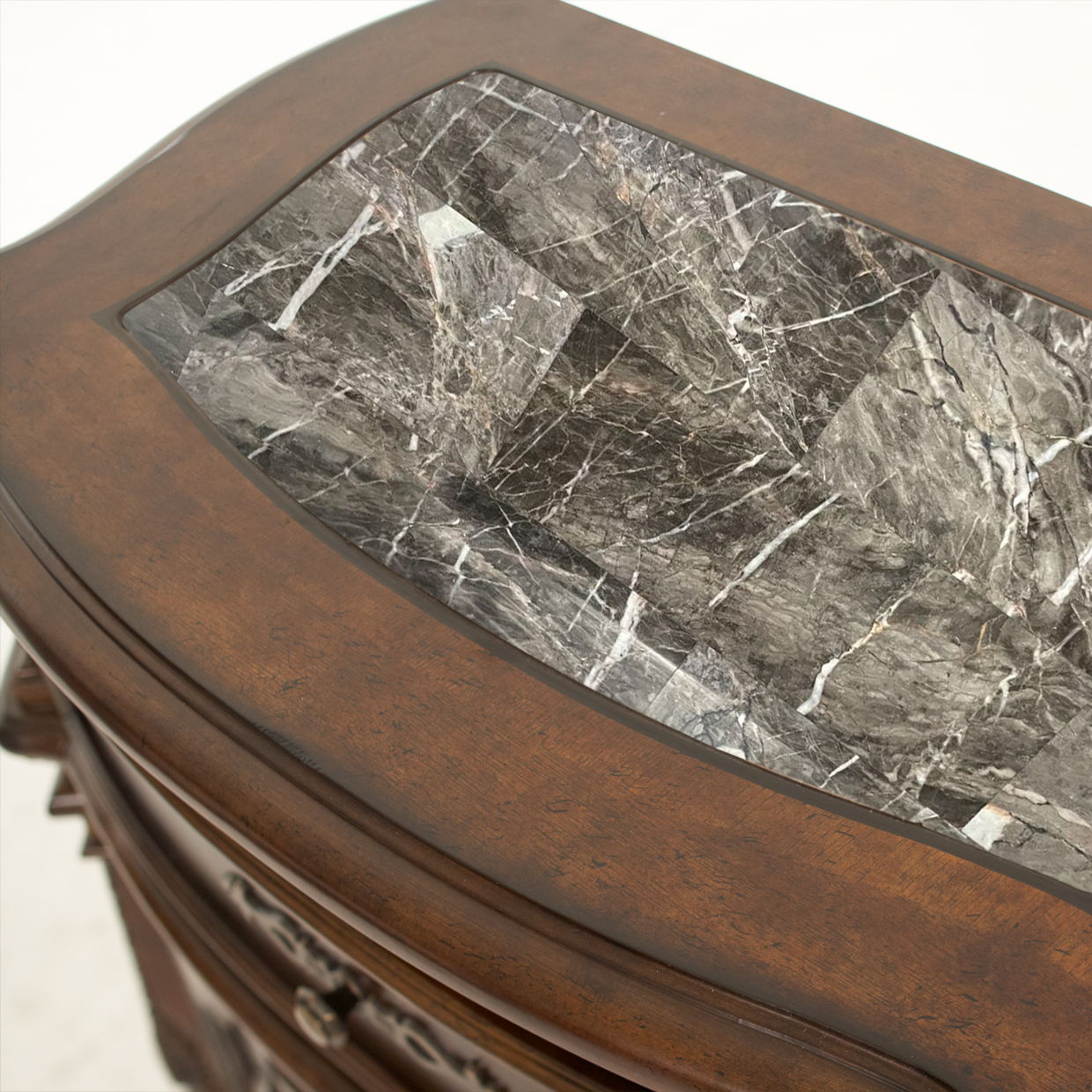 Windsor Court - Nightstand - Vintage Fruitwood