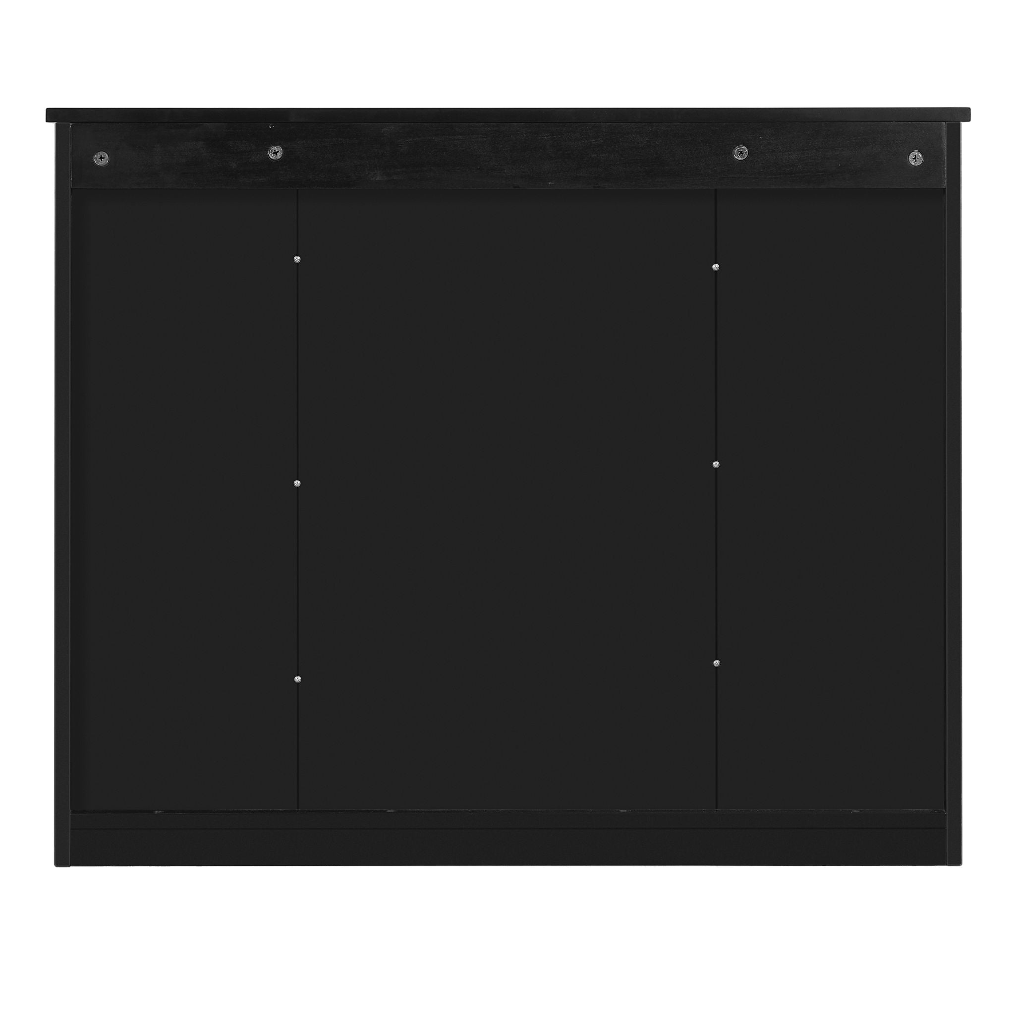 Wall Mounted Bathroom Storage Cabinet With Mirror, 6 Open Shelves