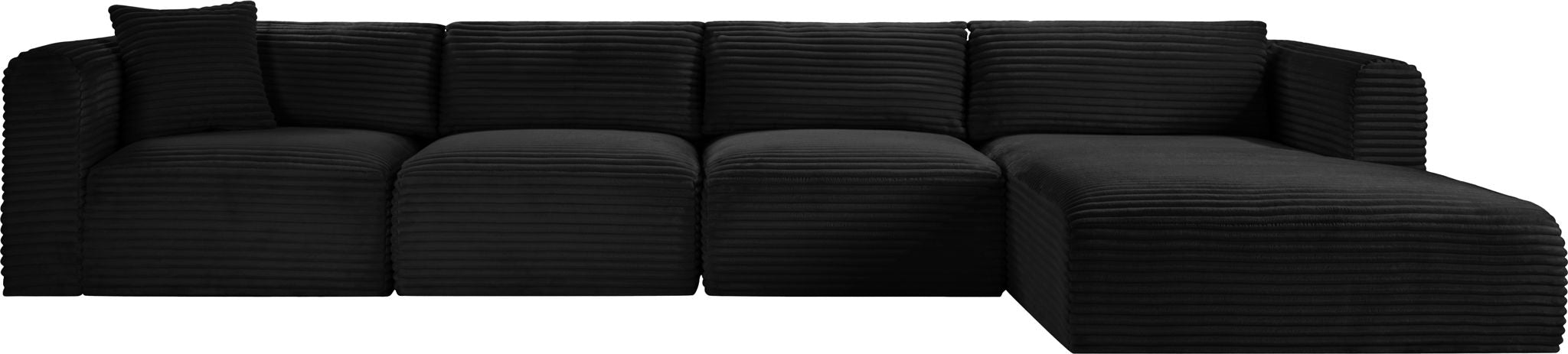 Shaggy - 4 Piece Modular Sectional