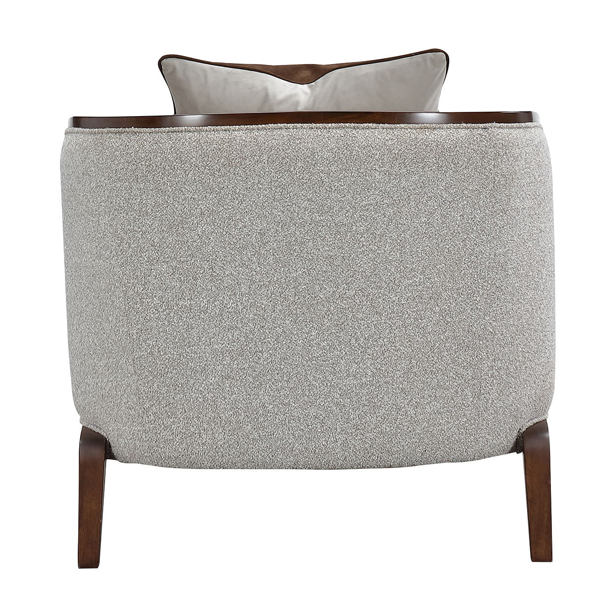 Houston - Chaise - Pebble / Walnut