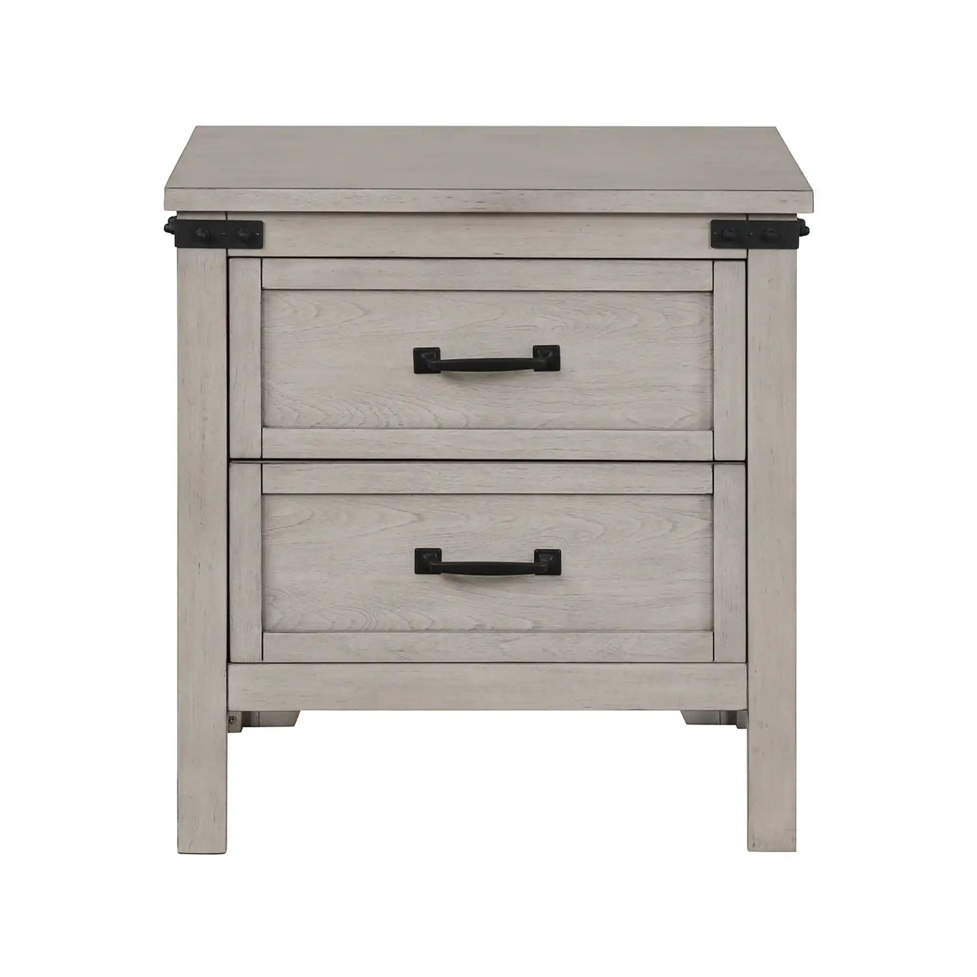 Alexandria - Nightstand, Mountain Mist Finish - Gray