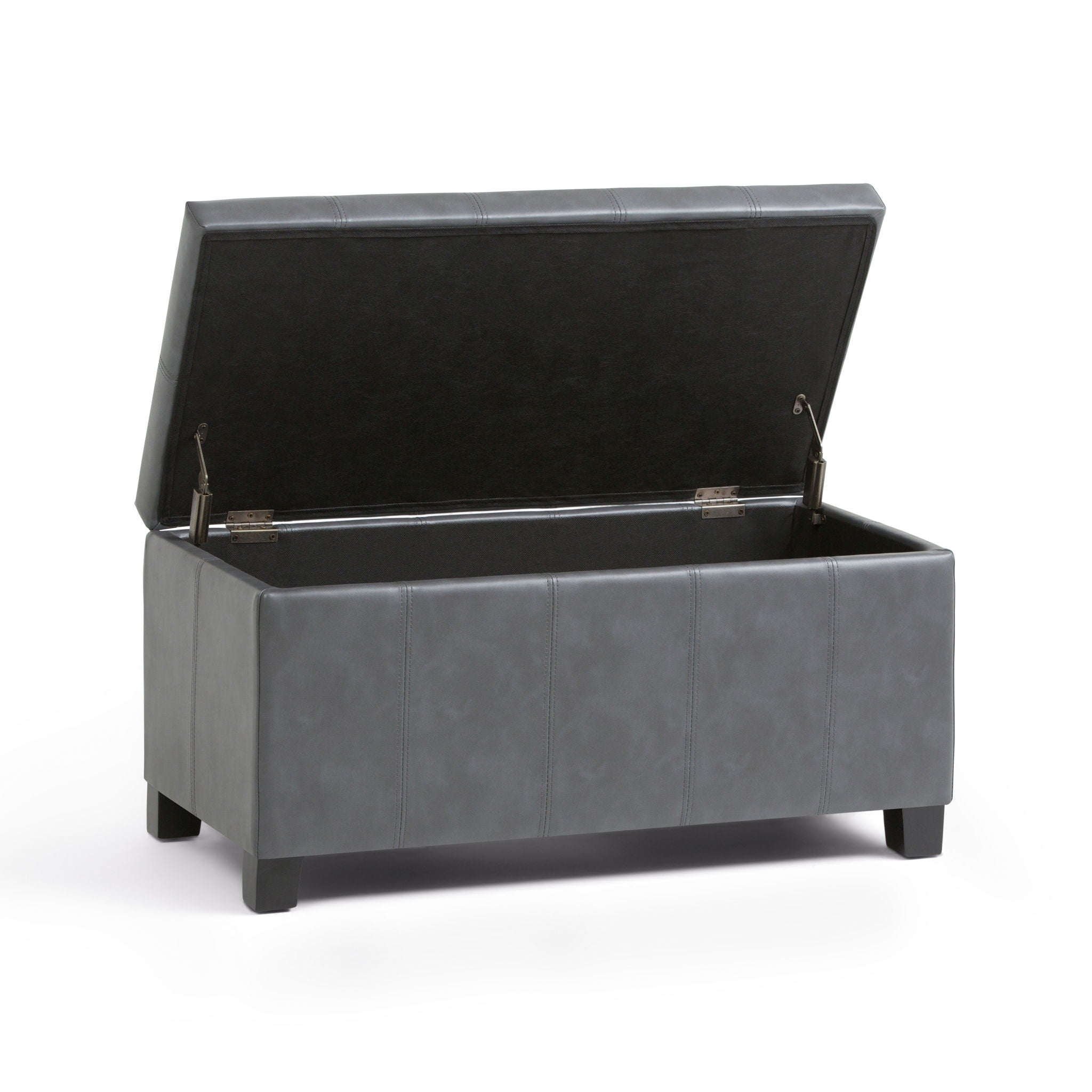 Dover - Upholstered Storage Ottoman Bench - Best Buy Furniture