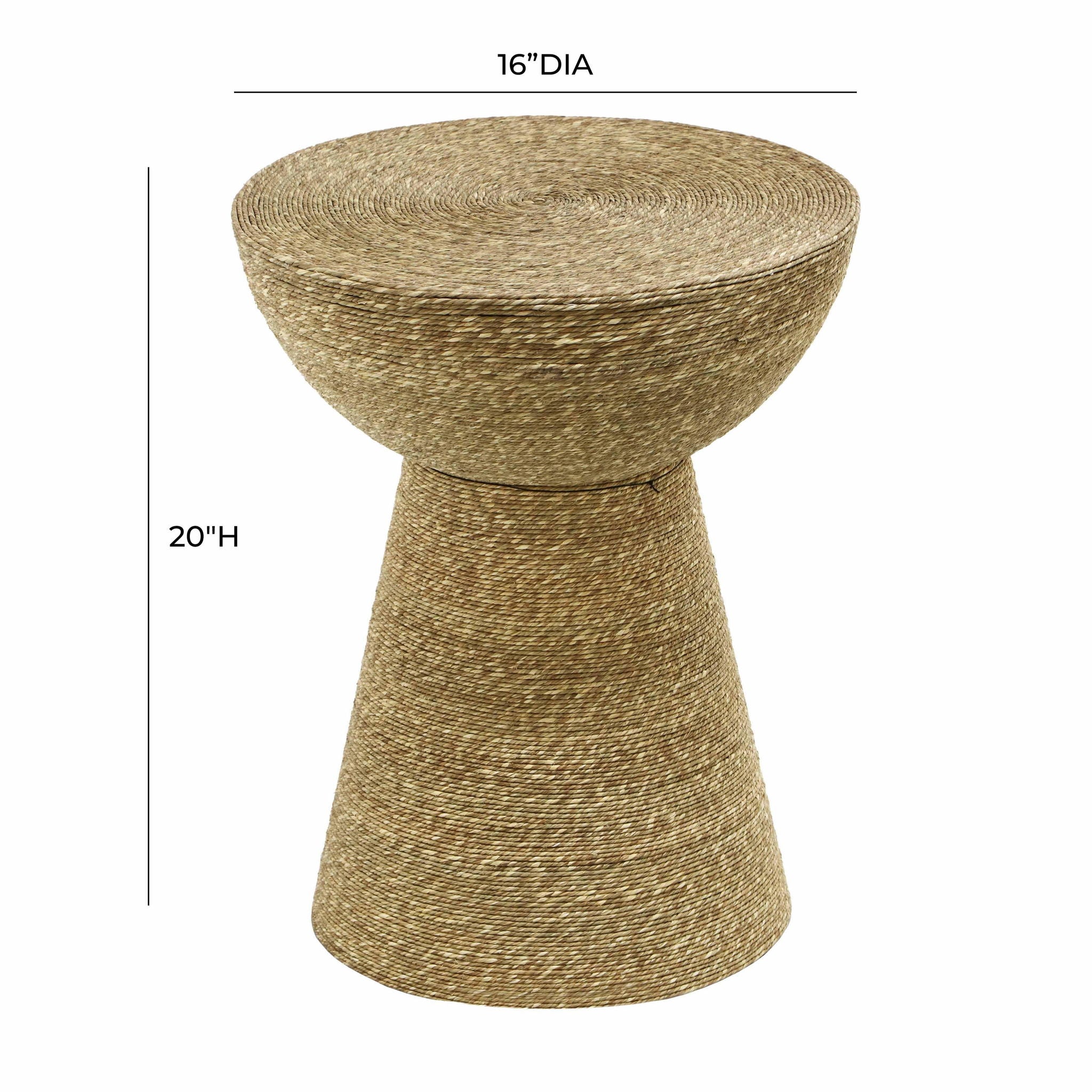 Wren - Seagrass Side Table - Natural