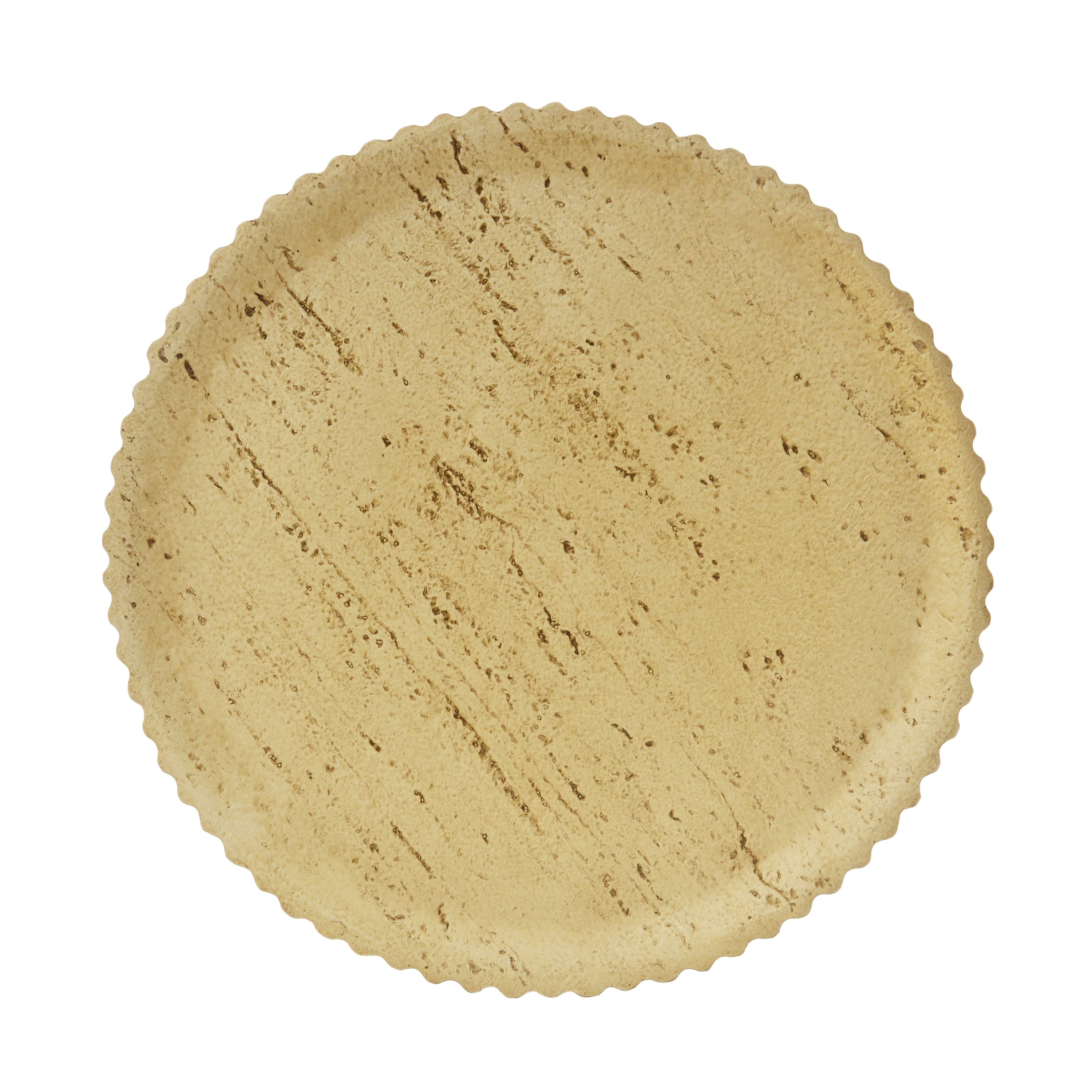 Cylindrical Outdoor Side Table Antique Brown MGO